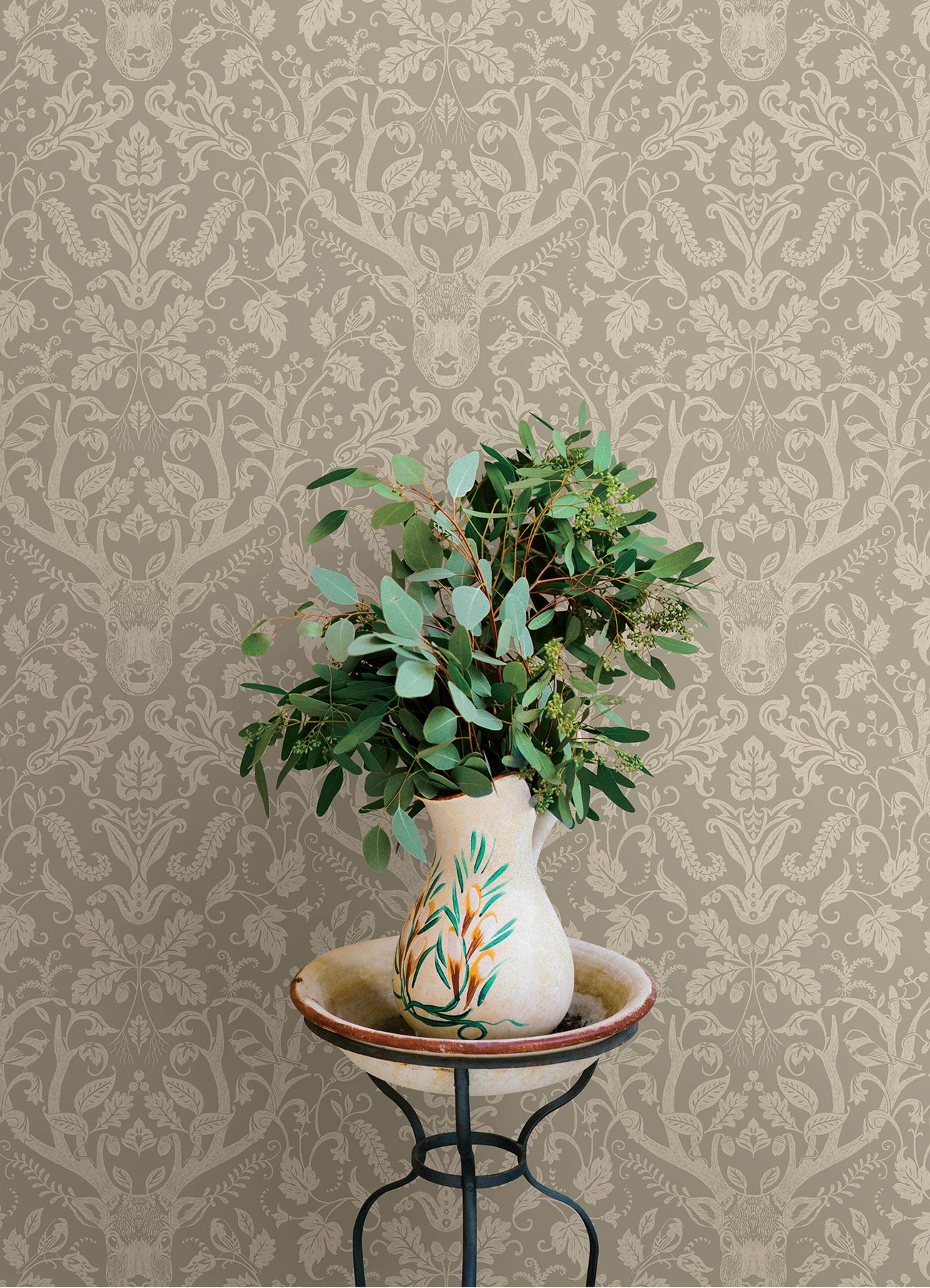 Kiwassa fabric in sage color - pattern number 4169-12706 - by Chesapeake in the Oak and Moss collection