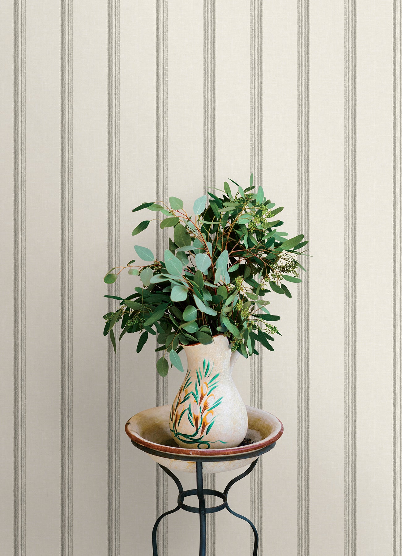 Johnny wallpaper in green color - pattern number 4169-13077 - by Chesapeake in the Oak and Moss collection