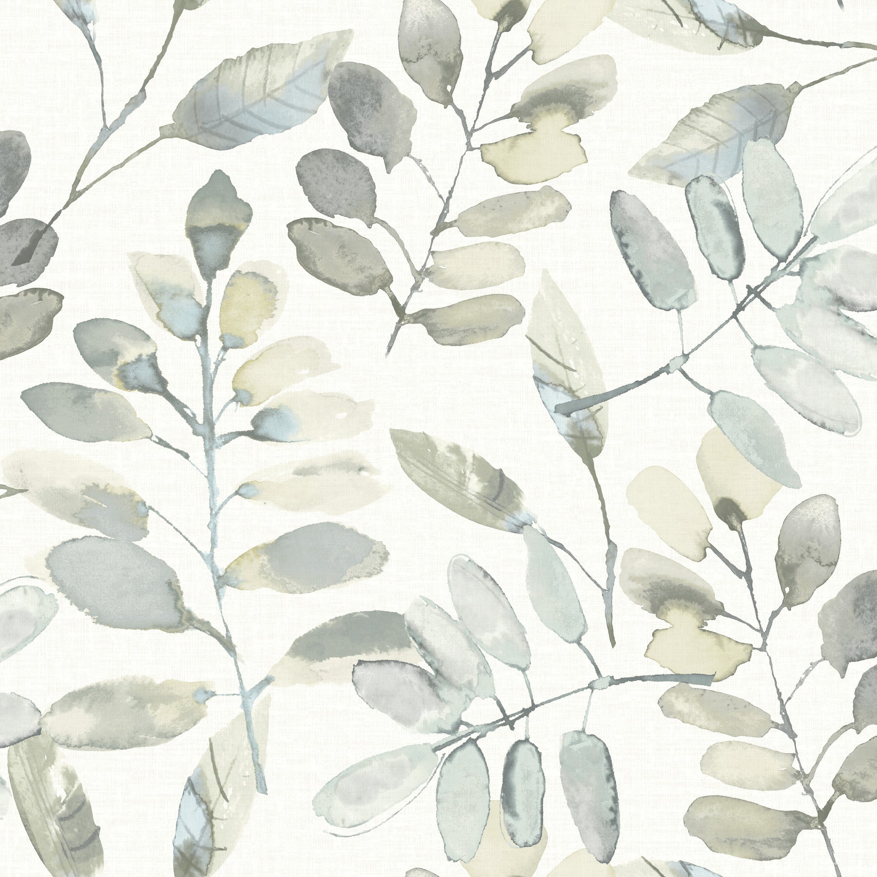 Pinnate wallpaper in grey color - pattern number 4169-13905 - by Chesapeake in the Oak and Moss collection