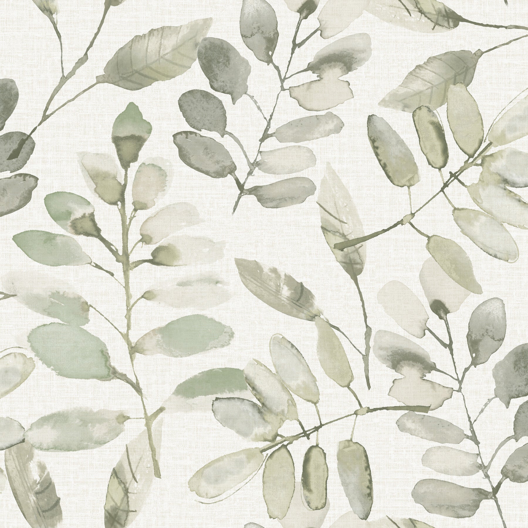 Pinnate wallpaper in green color - pattern number 4169-13911 - by Chesapeake in the Oak and Moss collection