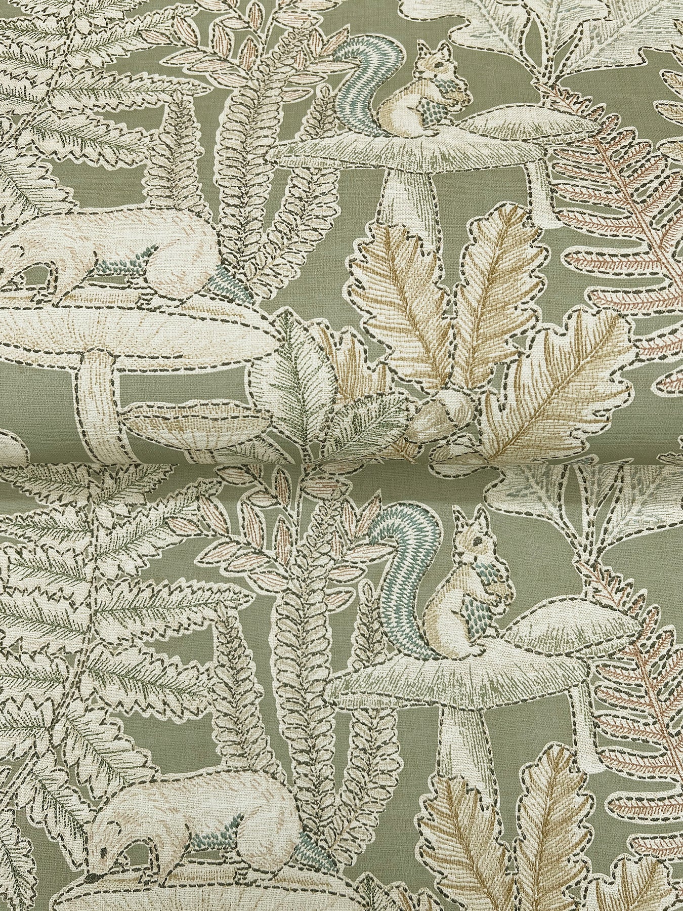 Holt wallpaper in sage color - pattern number 4169-83100 - by Chesapeake in the Oak and Moss collection