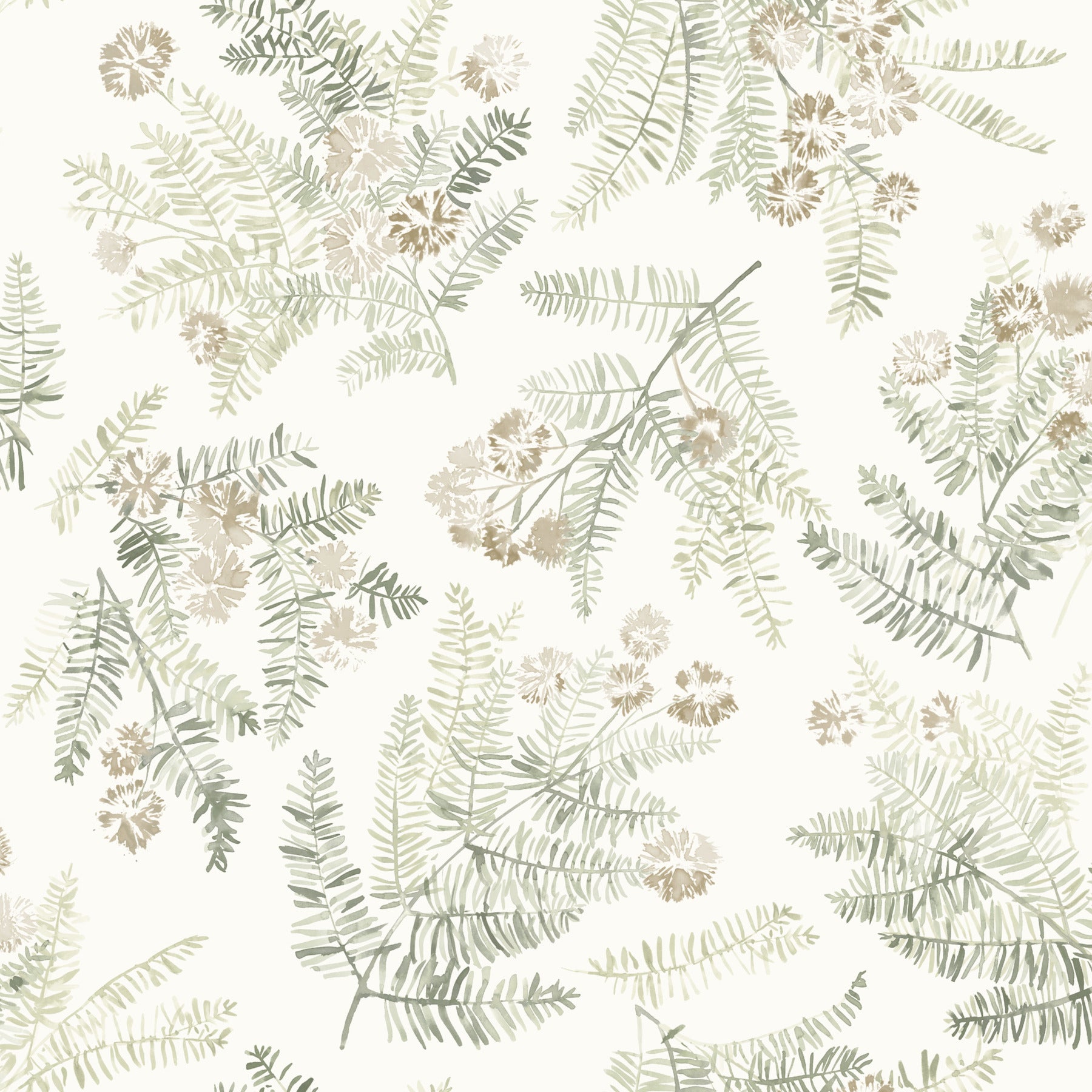 Frith wallpaper in green color - pattern number 4169-83105 - by Chesapeake in the Oak and Moss collection