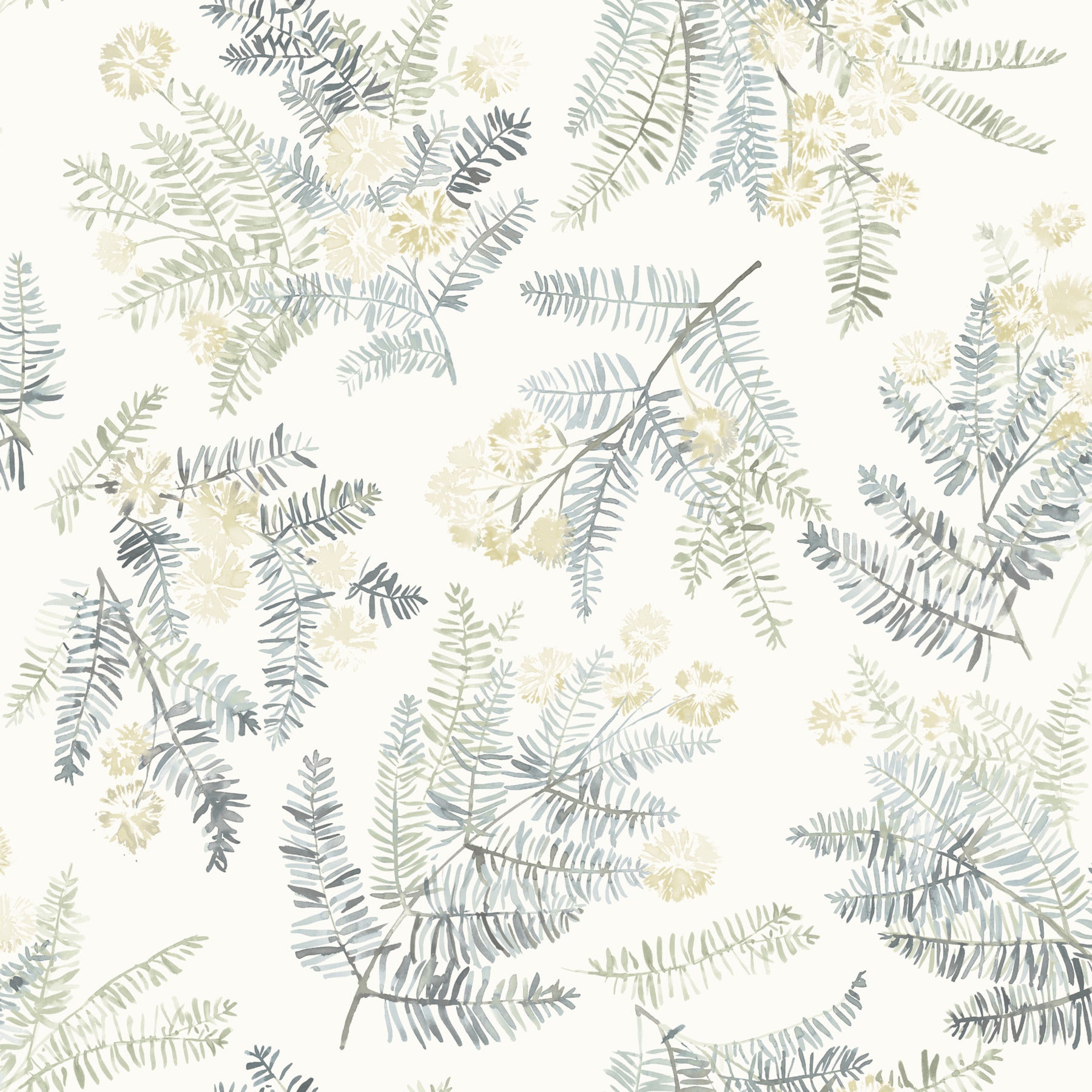 Frith wallpaper in sea green color - pattern number 4169-83106 - by Chesapeake in the Oak and Moss collection