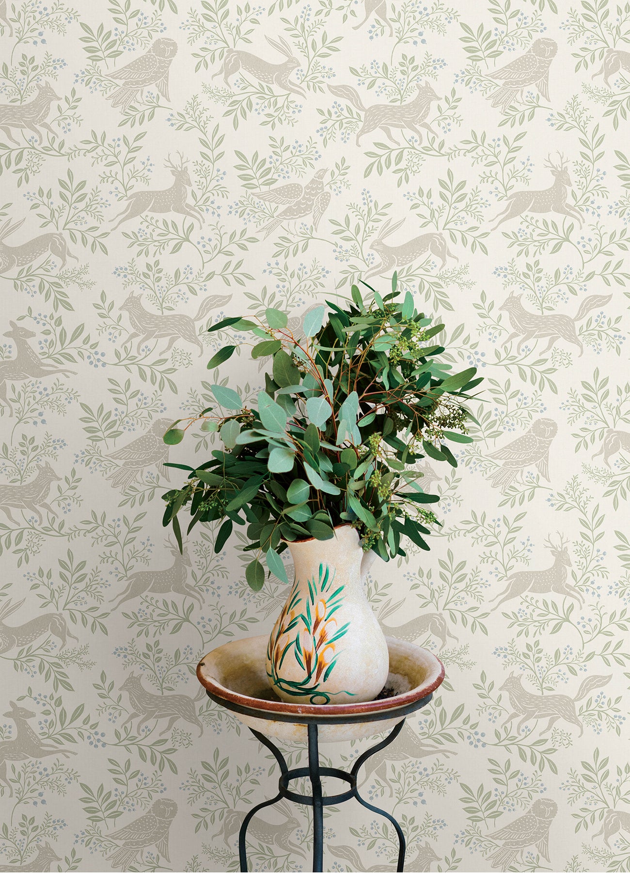 Revelry wallpaper in white color - pattern number 4169-83113 - by Chesapeake in the Oak and Moss collection