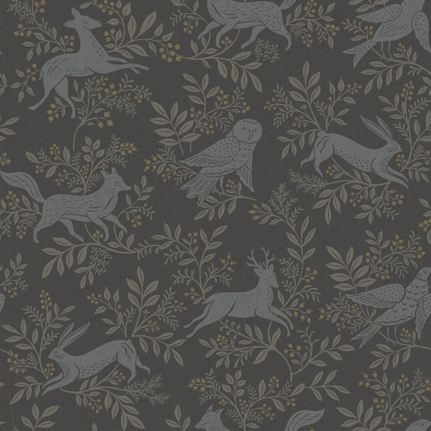 Revelry wallpaper in black color - pattern number 4169-83114 - by Chesapeake in the Oak and Moss collection