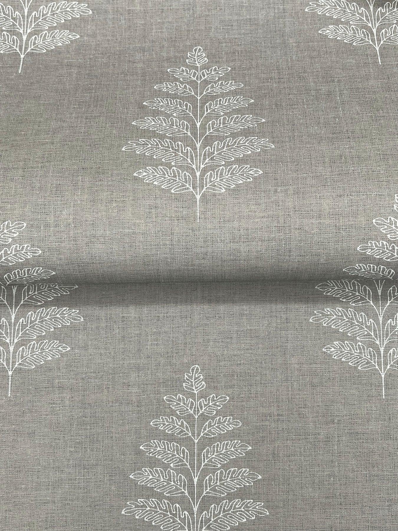 Frond wallpaper in charcoal color - pattern number 4169-83128 - by Chesapeake in the Oak and Moss collection