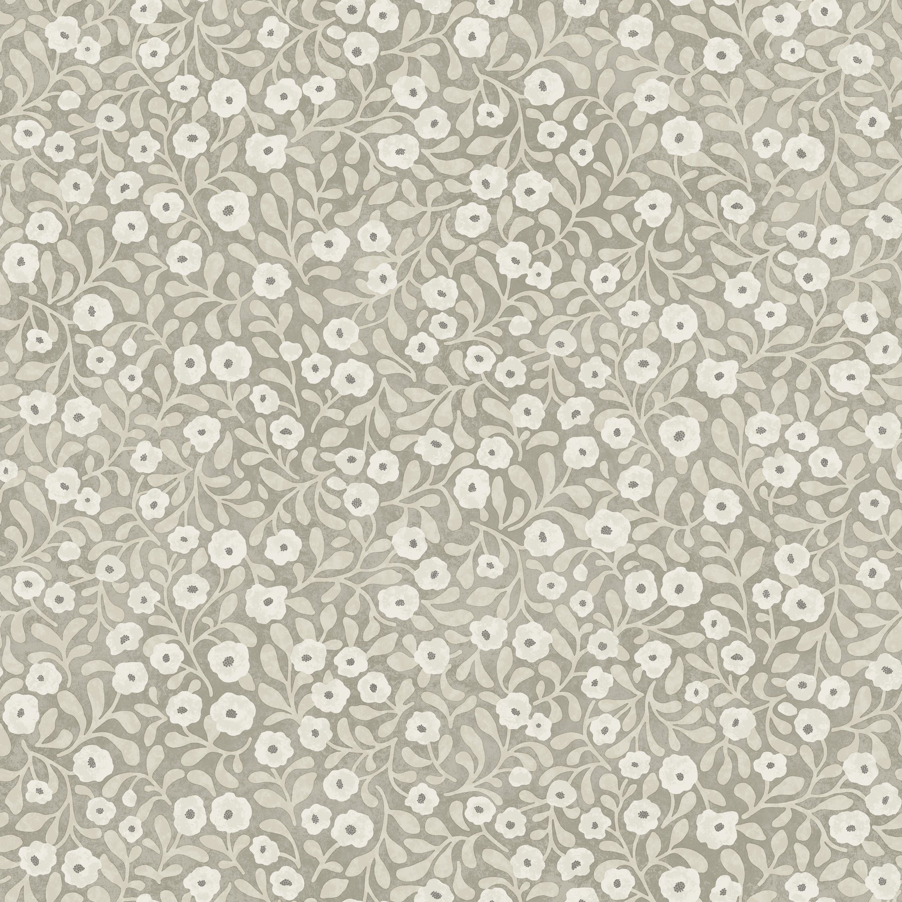 Poppy Trail wallpaper in grey color - pattern number 4169-83131 - by Chesapeake in the Oak and Moss collection