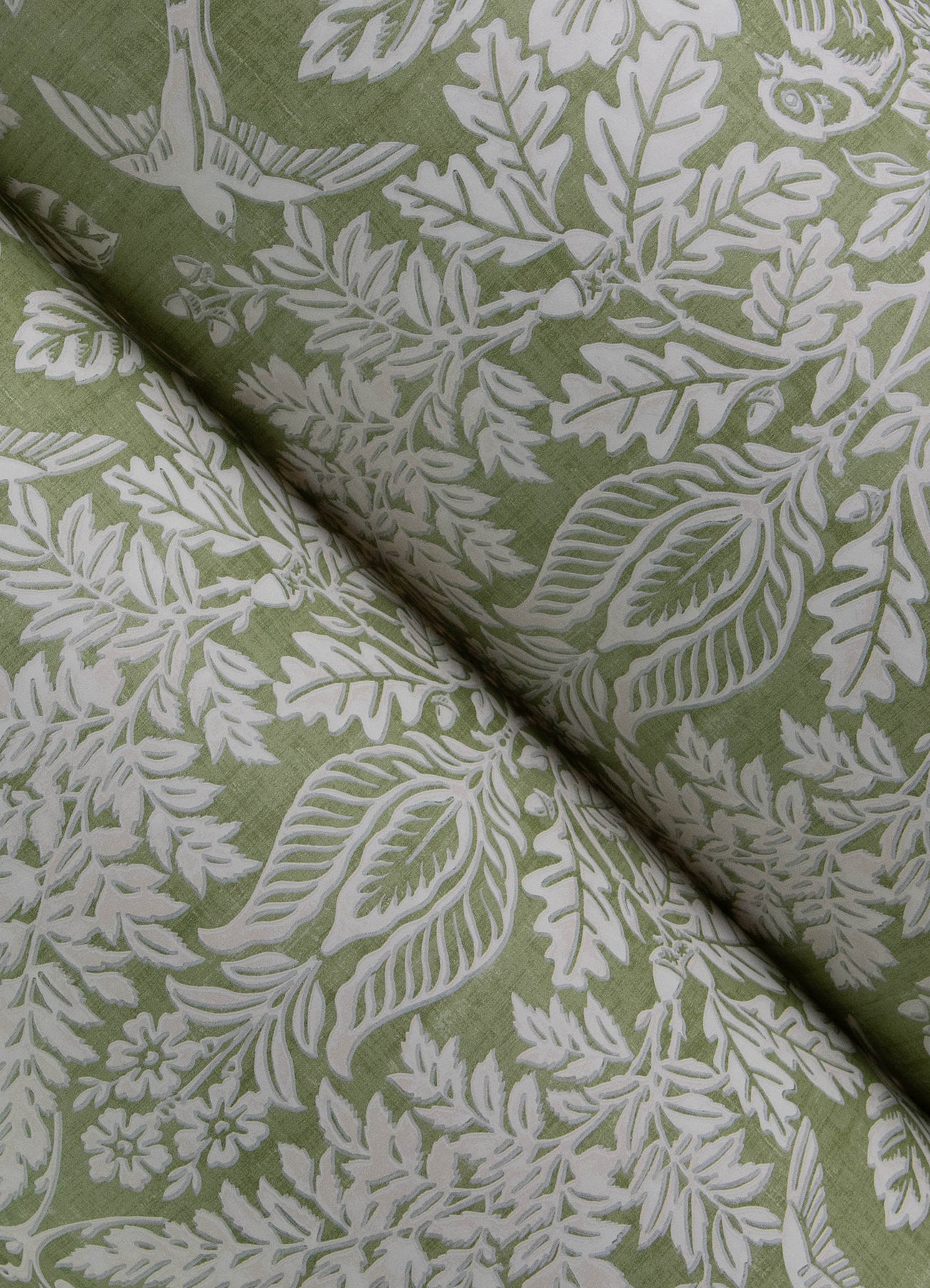 Finch wallpaper in light green color - pattern number 4173-27620 - by A Street Prints in the Chris Loves Julia collection