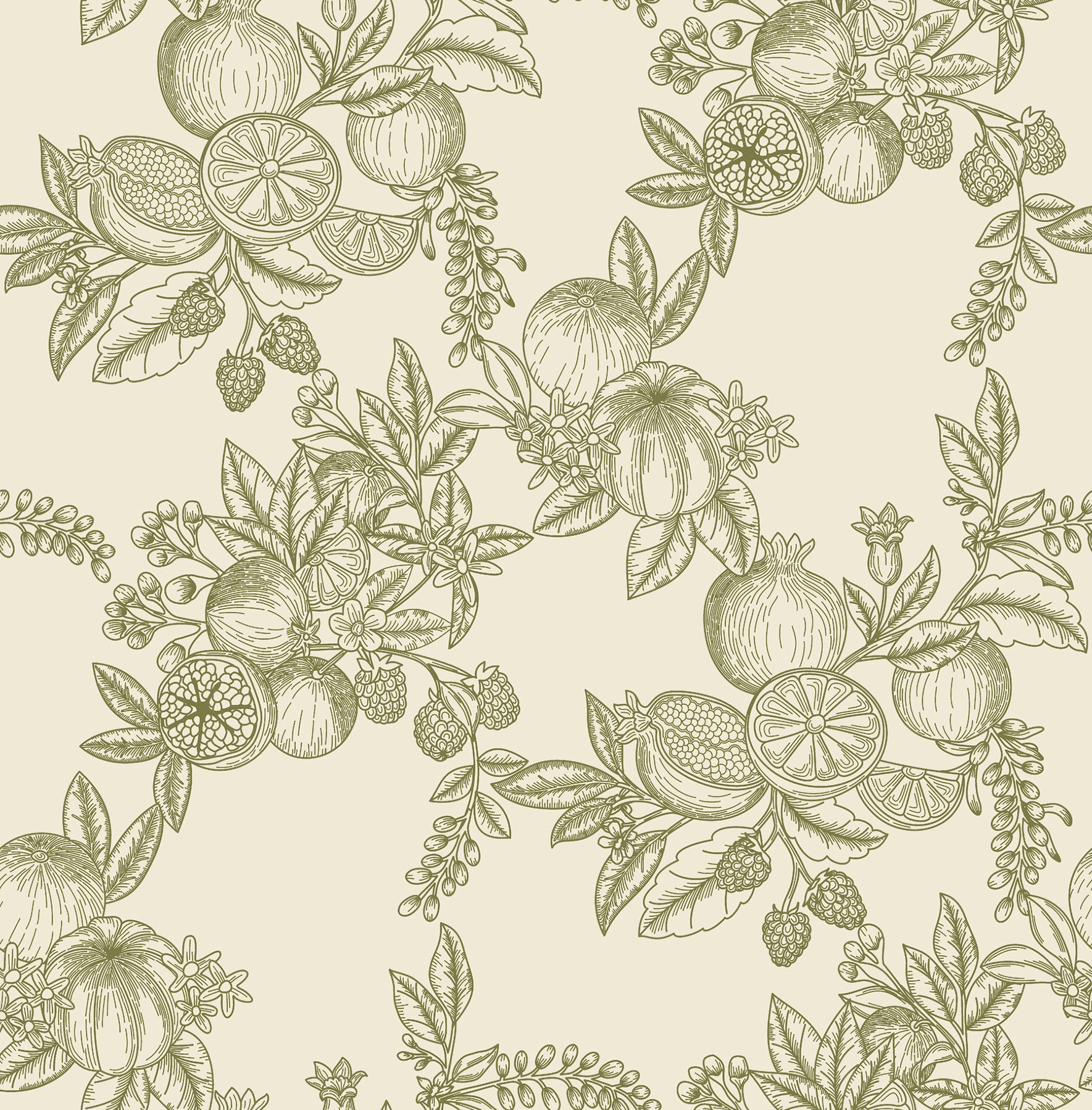 Gerty wallpaper in green color - pattern number 4173-27636 - by A Street Prints in the Chris Loves Julia collection