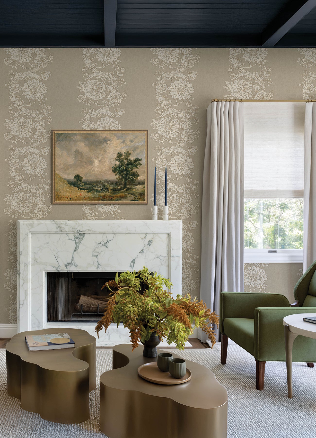 Gisela wallpaper in neutral color - pattern number 4173-27640 - by A Street Prints in the Chris Loves Julia collection