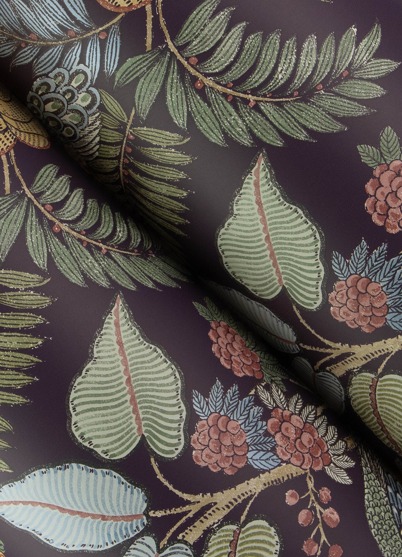 Geneva wallpaper in plum color - pattern number 4173-27644 - by A Street Prints in the Chris Loves Julia collection