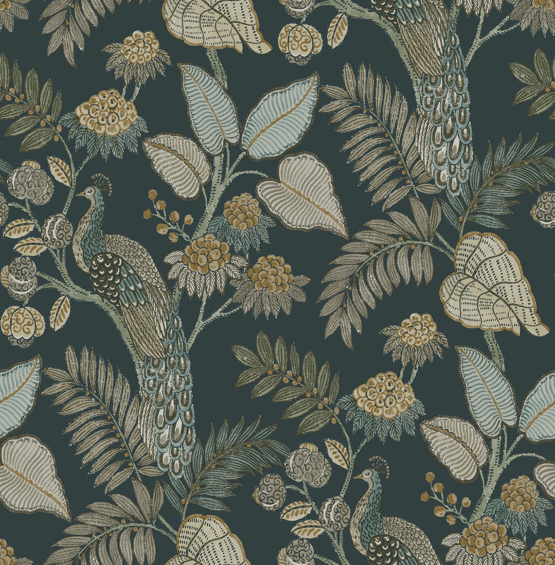 Geneva wallpaper in sea green color - pattern number 4173-27645 - by A Street Prints in the Chris Loves Julia collection