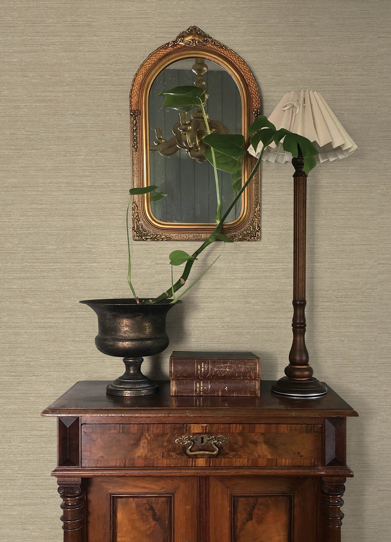 Roderick wallpaper in neutral color - pattern number 4173-27650 - by A Street Prints in the Chris Loves Julia collection