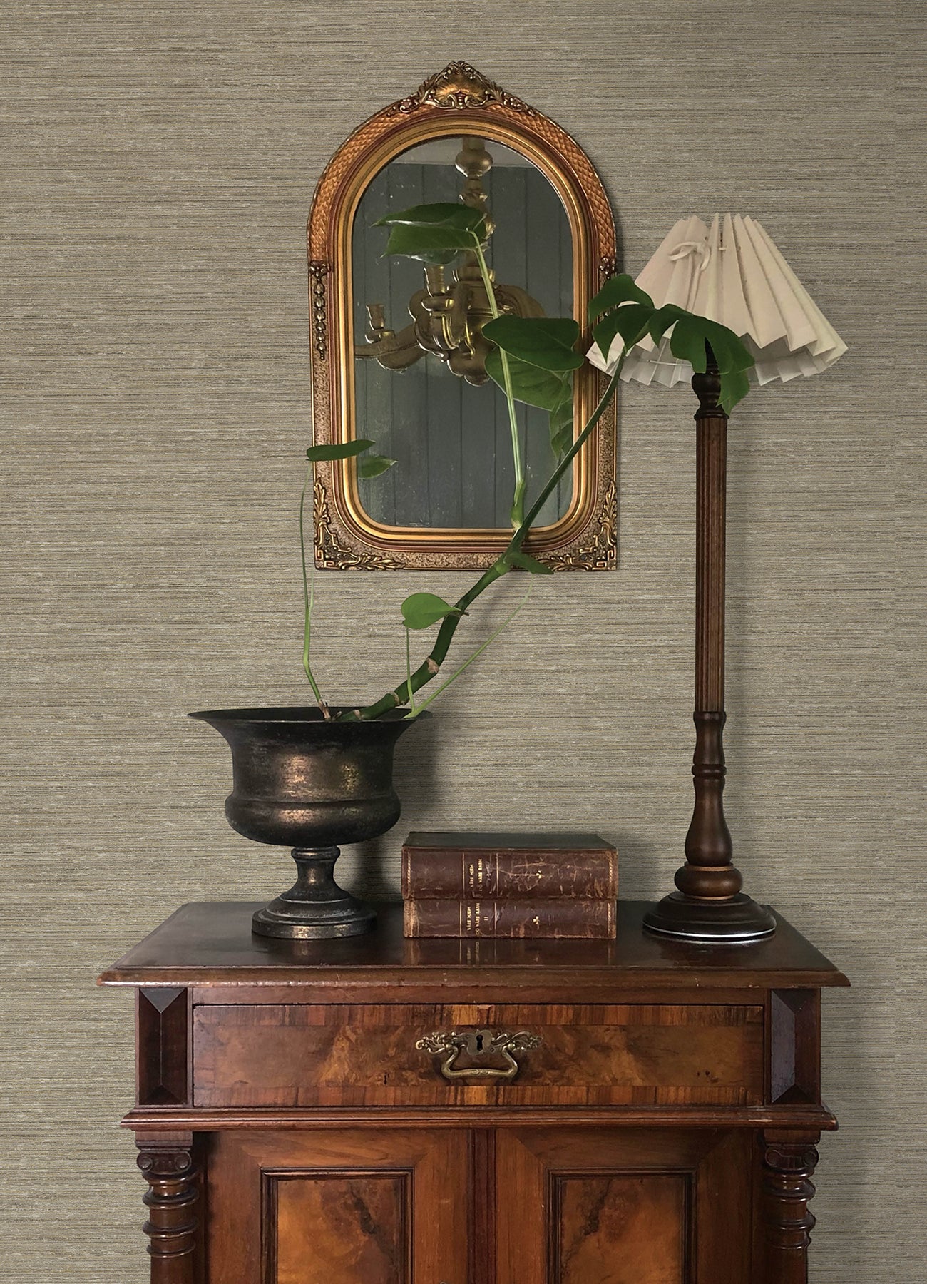 Roderick wallpaper in stone color - pattern number 4173-27651 - by A Street Prints in the Chris Loves Julia collection