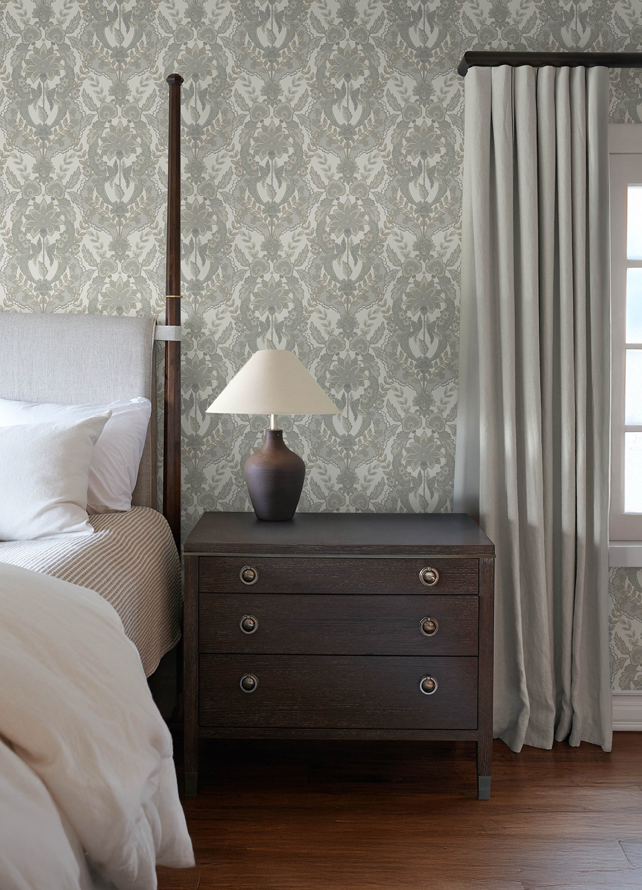 Collins wallpaper in light blue color - pattern number 4173-27655 - by A Street Prints in the Chris Loves Julia collection