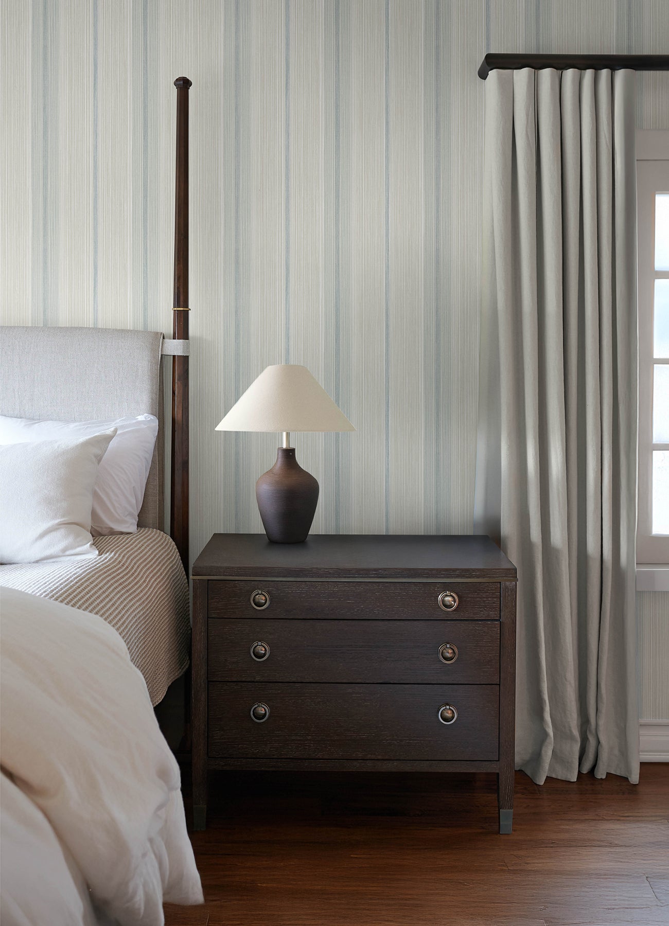 Ames wallpaper in light blue color - pattern number 4173-27660 - by A Street Prints in the Chris Loves Julia collection