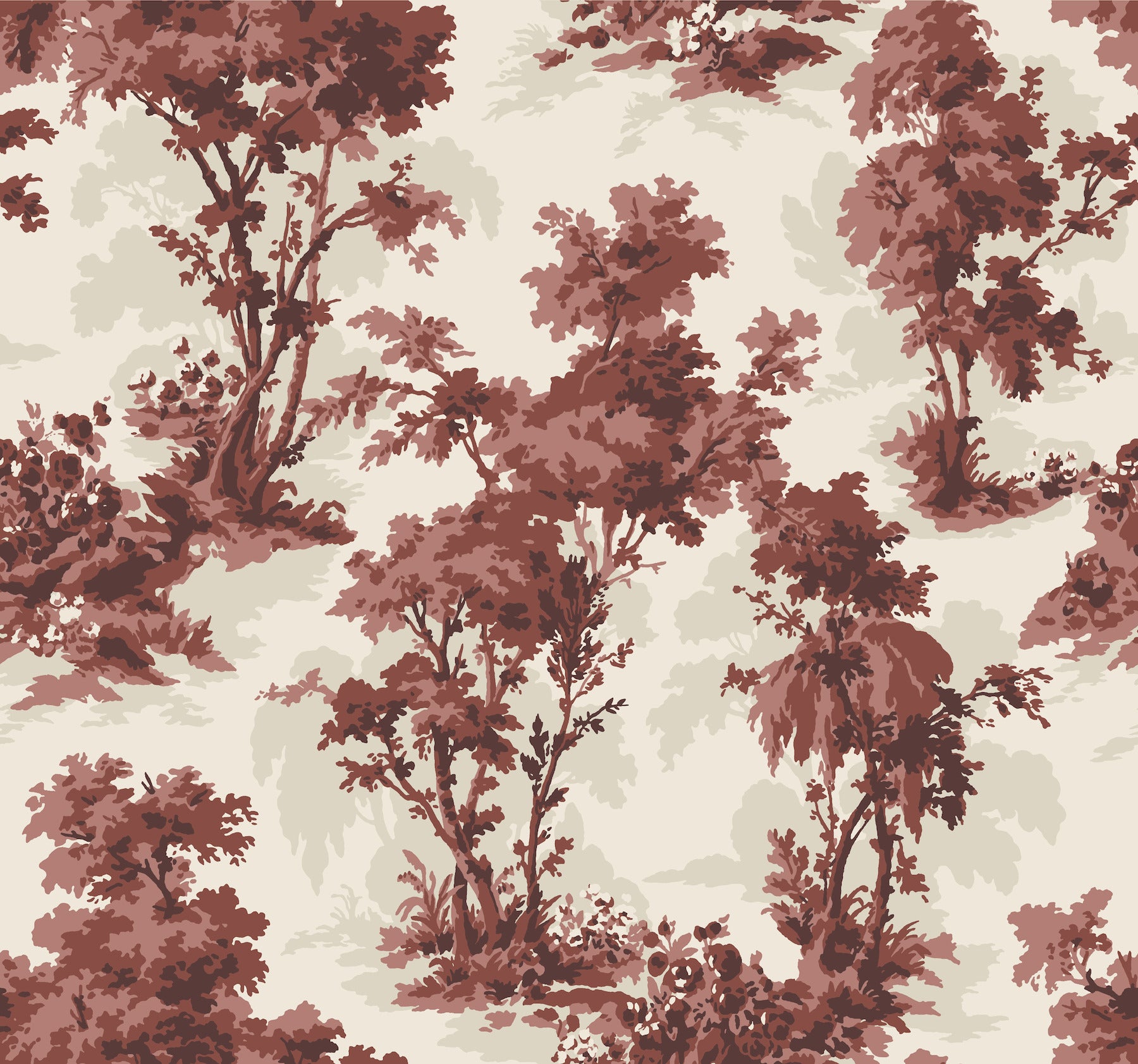 Sainsbury wallpaper in ruby color - pattern number 4173-82106 - by A Street Prints in the Chris Loves Julia collection