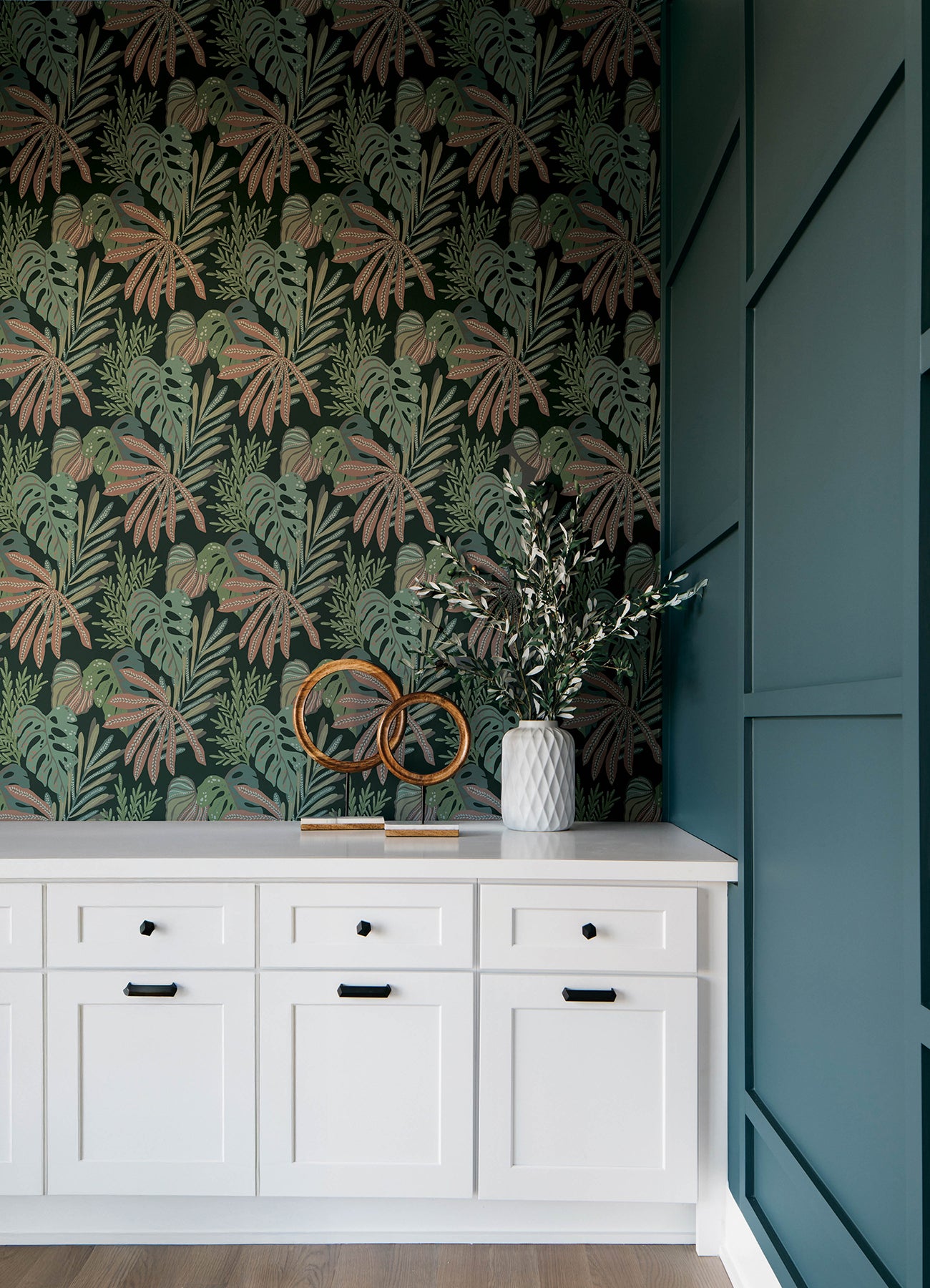 Alocasia wallpaper in multicolor color - pattern number 4177-27737 - by A Street Prints in the Drew and Jonathan Home Fifth Edition collection