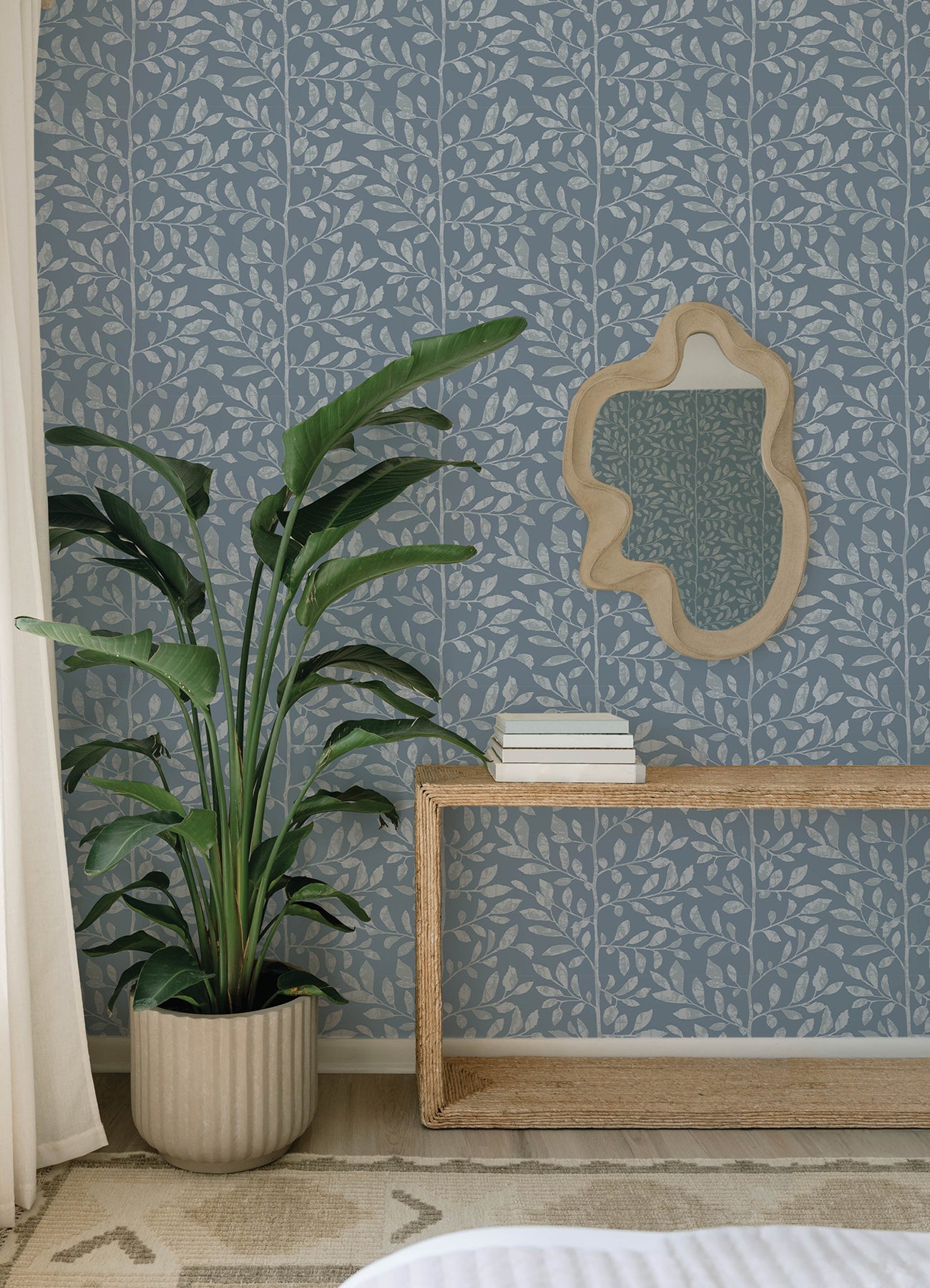 Sagecrest wallpaper in blue color - pattern number 4177-83309 - by A Street Prints in the Drew and Jonathan Home Fifth Edition collection