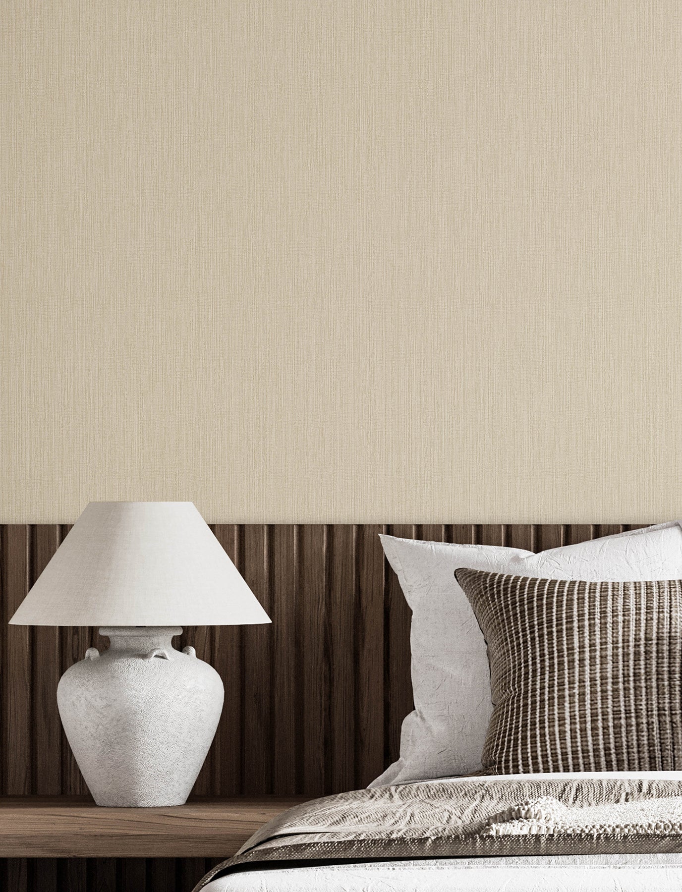 Elijah wallpaper in light brown color - pattern number 4191-83007 - by Chesapeake in the Kitchen & Bath collection