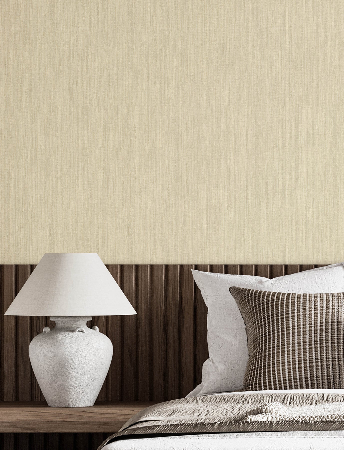 Elijah wallpaper in wheat color - pattern number 4191-83010 - by Chesapeake in the Kitchen & Bath collection