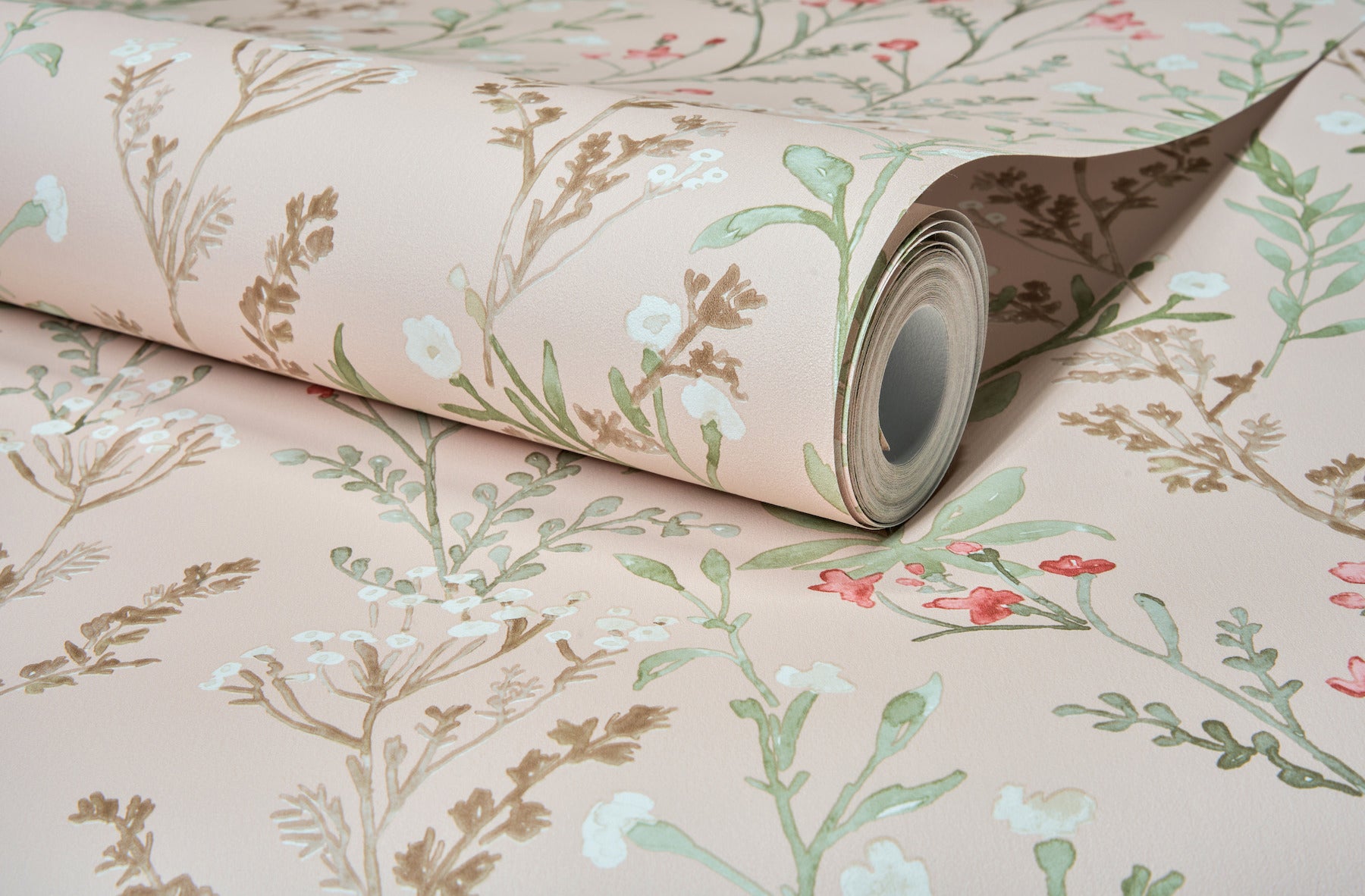 Laverne wallpaper in blush color - pattern number 4191-83020 - by Chesapeake in the Kitchen & Bath collection