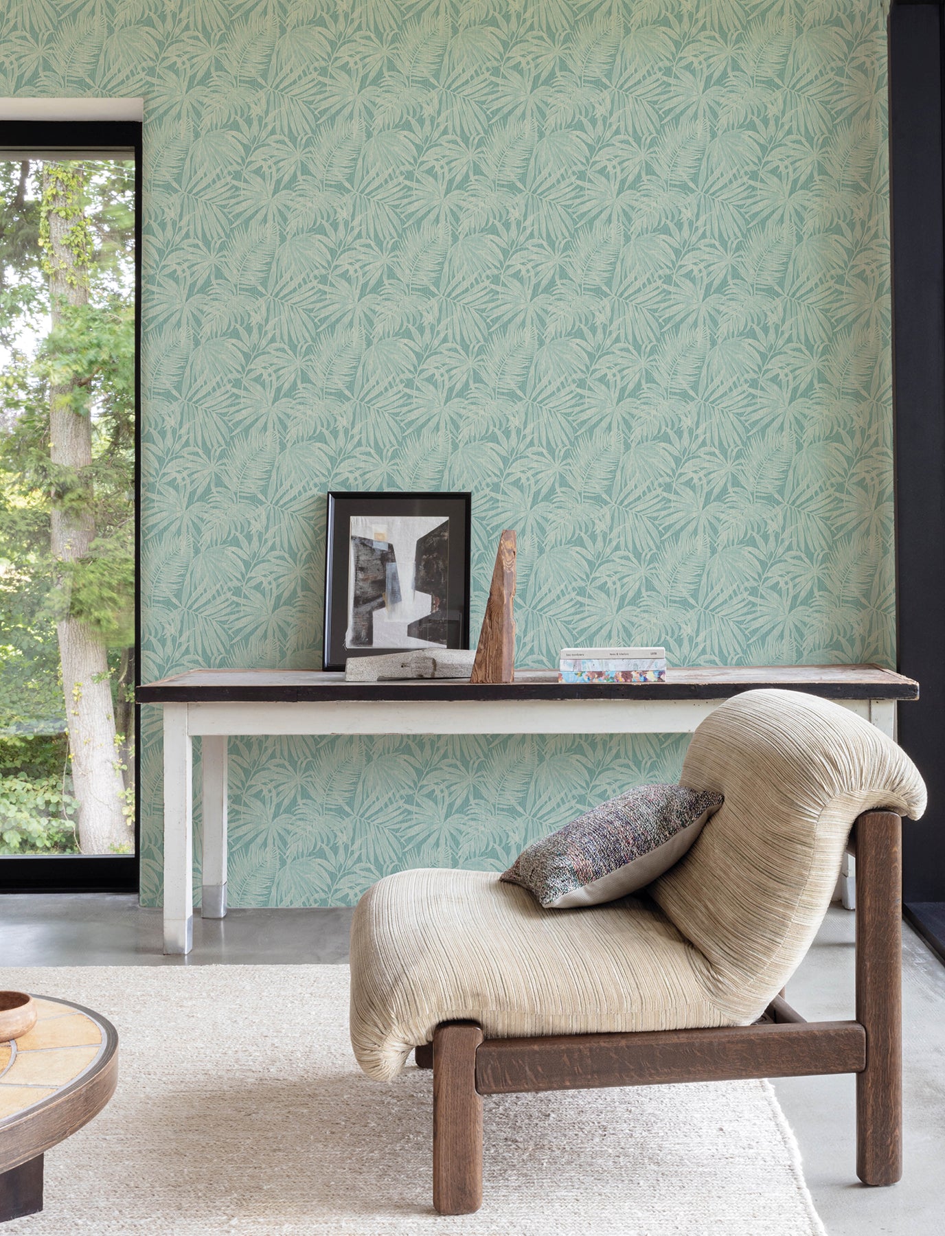 Sonny wallpaper in light blue color - pattern number 4191-83026 - by Chesapeake in the Kitchen & Bath collection