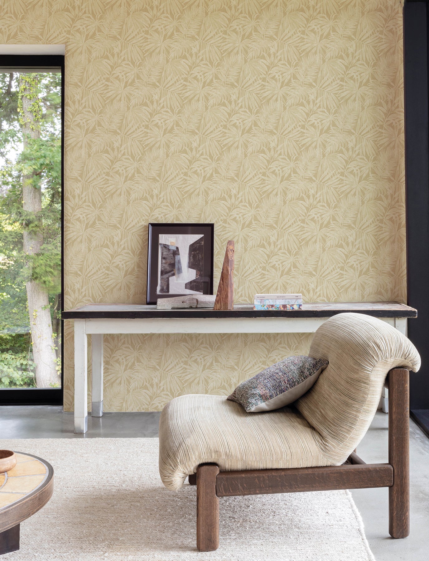 Sonny wallpaper in light brown color - pattern number 4191-83028 - by Chesapeake in the Kitchen & Bath collection