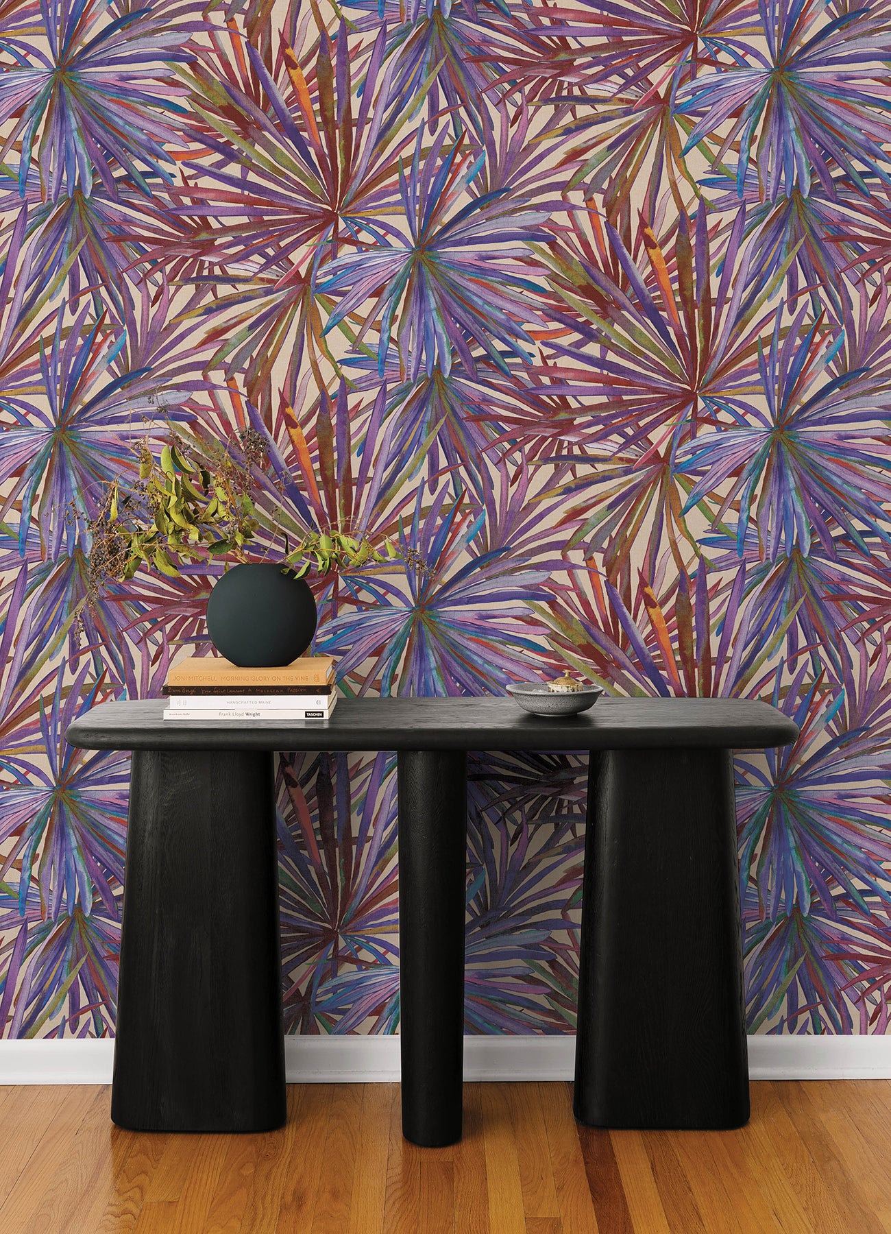 Corifa wallpaper in purple color - pattern number 4193-7452 - by A Street Prints in the Portofino collection