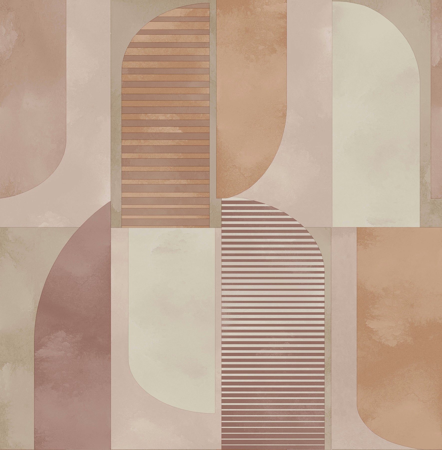 Otto Wallpaper in raspberry color - pattern number 4197-27882 - by A Street Prints in the Kaleidoscope collection