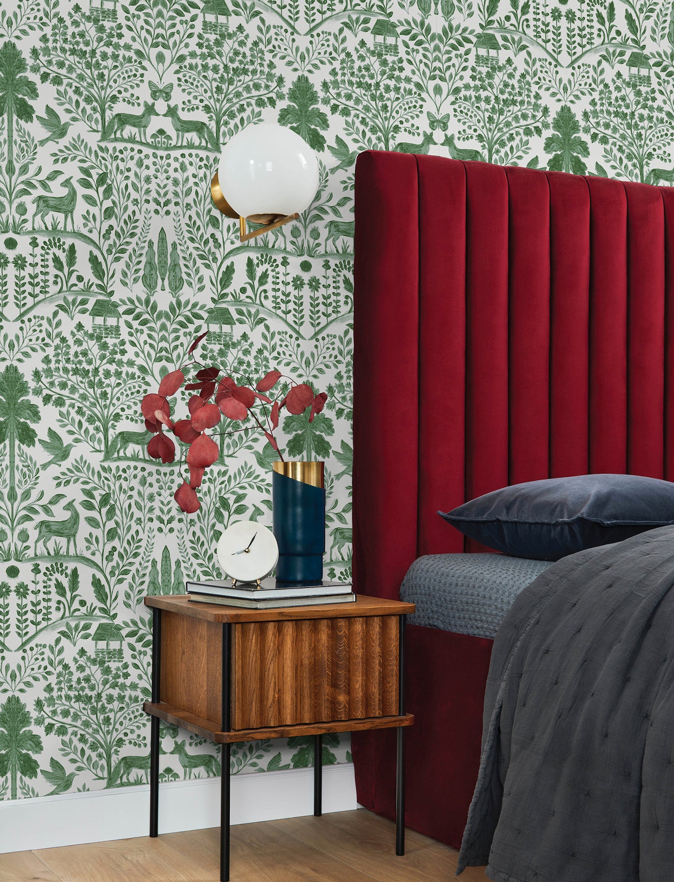Anoki Wallpaper in green color - pattern number 4197-83755 - by A Street Prints in the Kaleidoscope collection