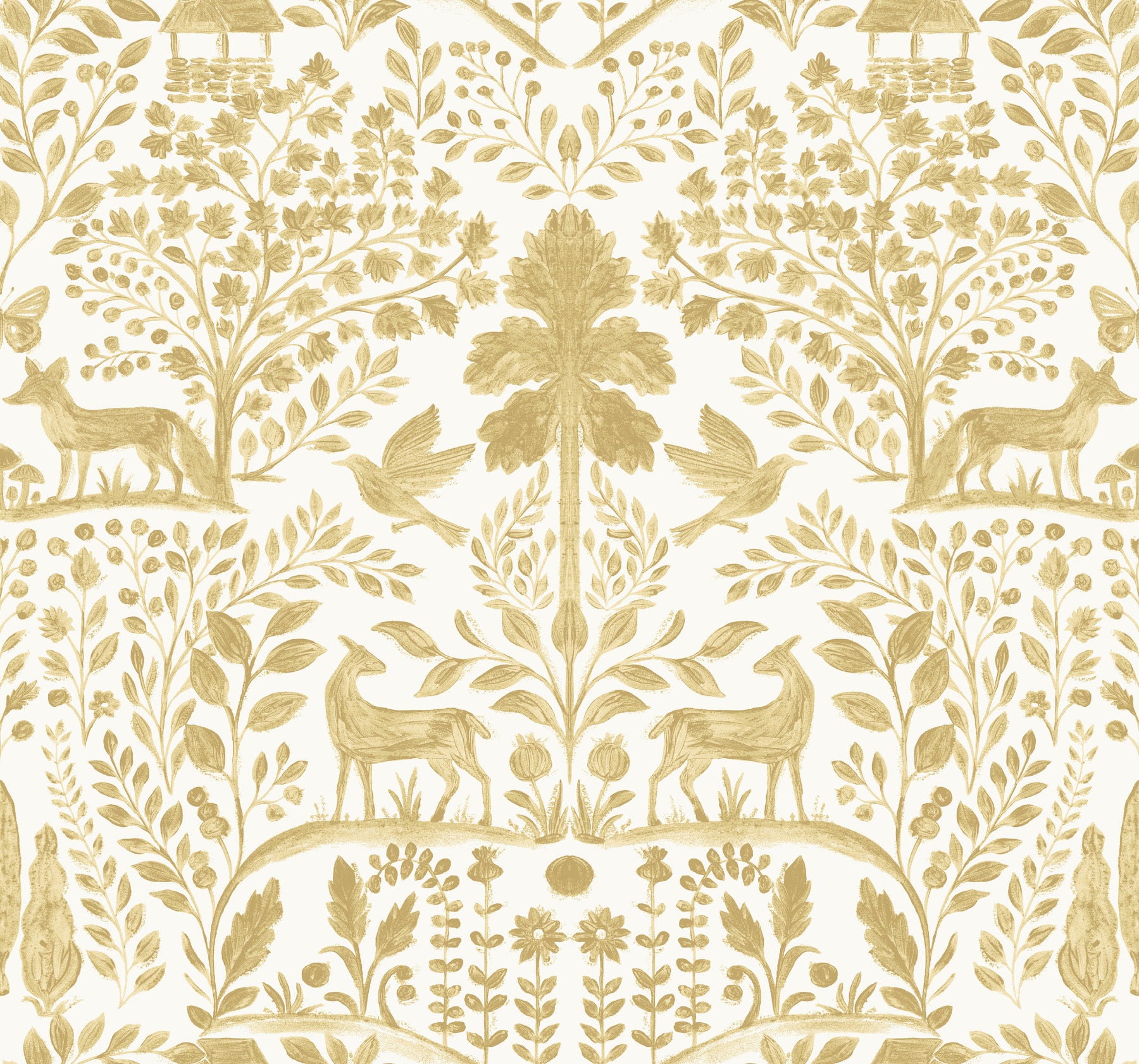 Anoki Wallpaper in yellow color - pattern number 4197-83756 - by A Street Prints in the Kaleidoscope collection