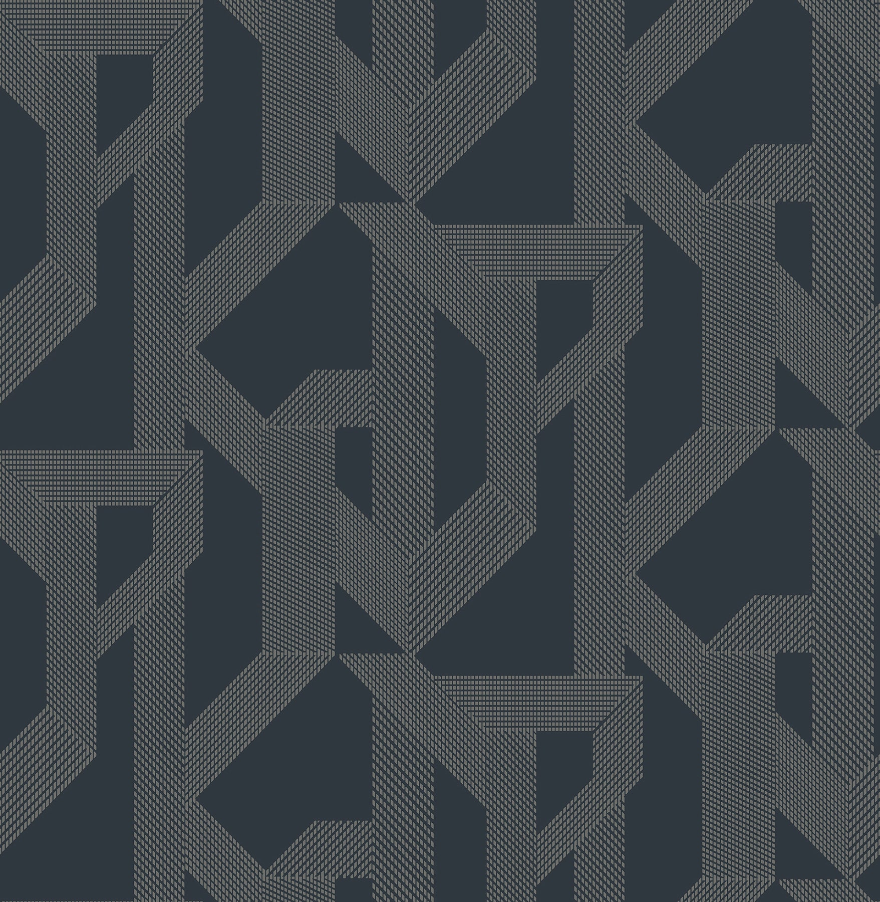 Franz Wallpaper in navy color - pattern number 4198-27802 - by A Street Prints in the Moderne Deco Timeless Glamour collection