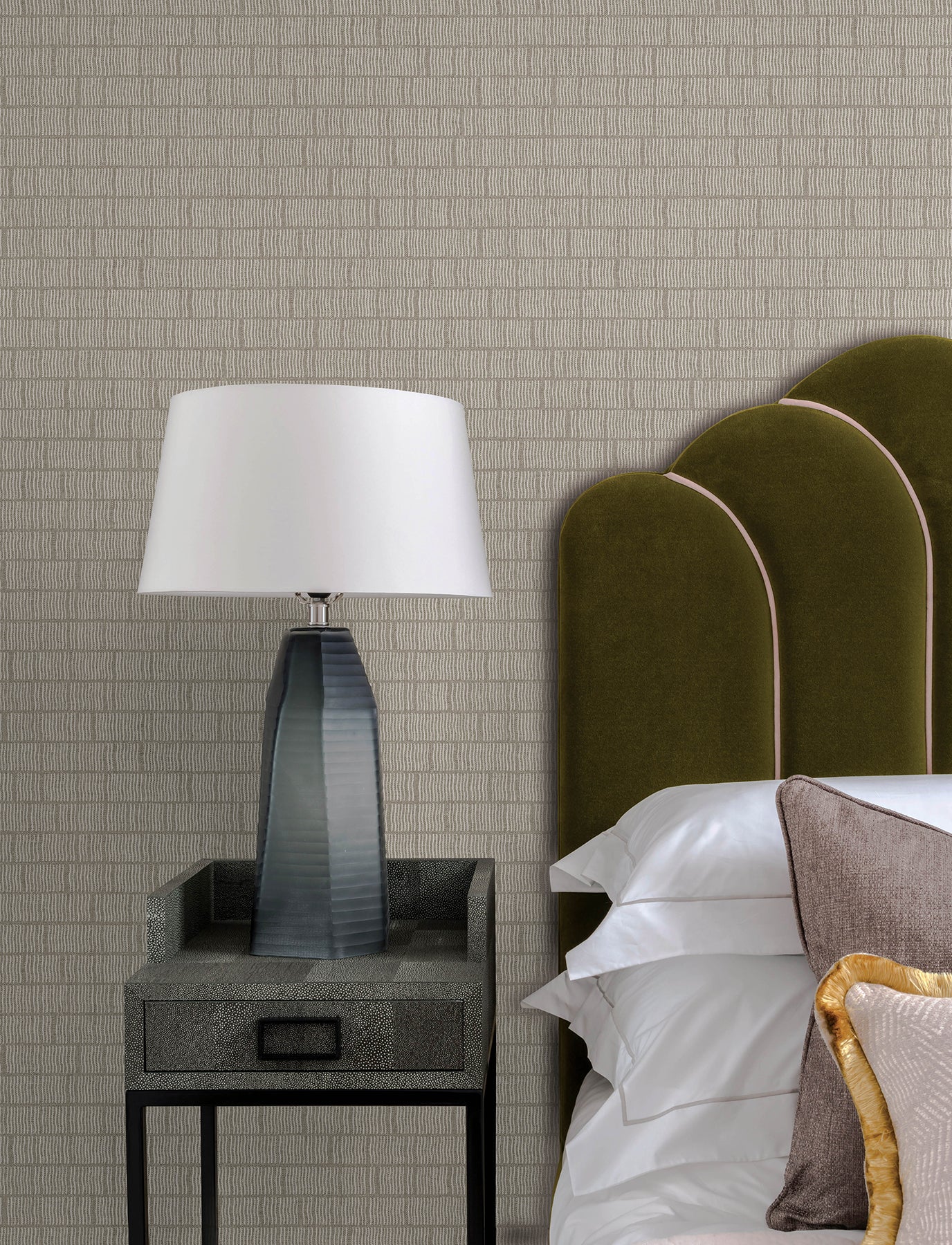 Collis Wallpaper in neutral color - pattern number 4198-27815 - by A Street Prints in the Moderne Deco Timeless Glamour collection