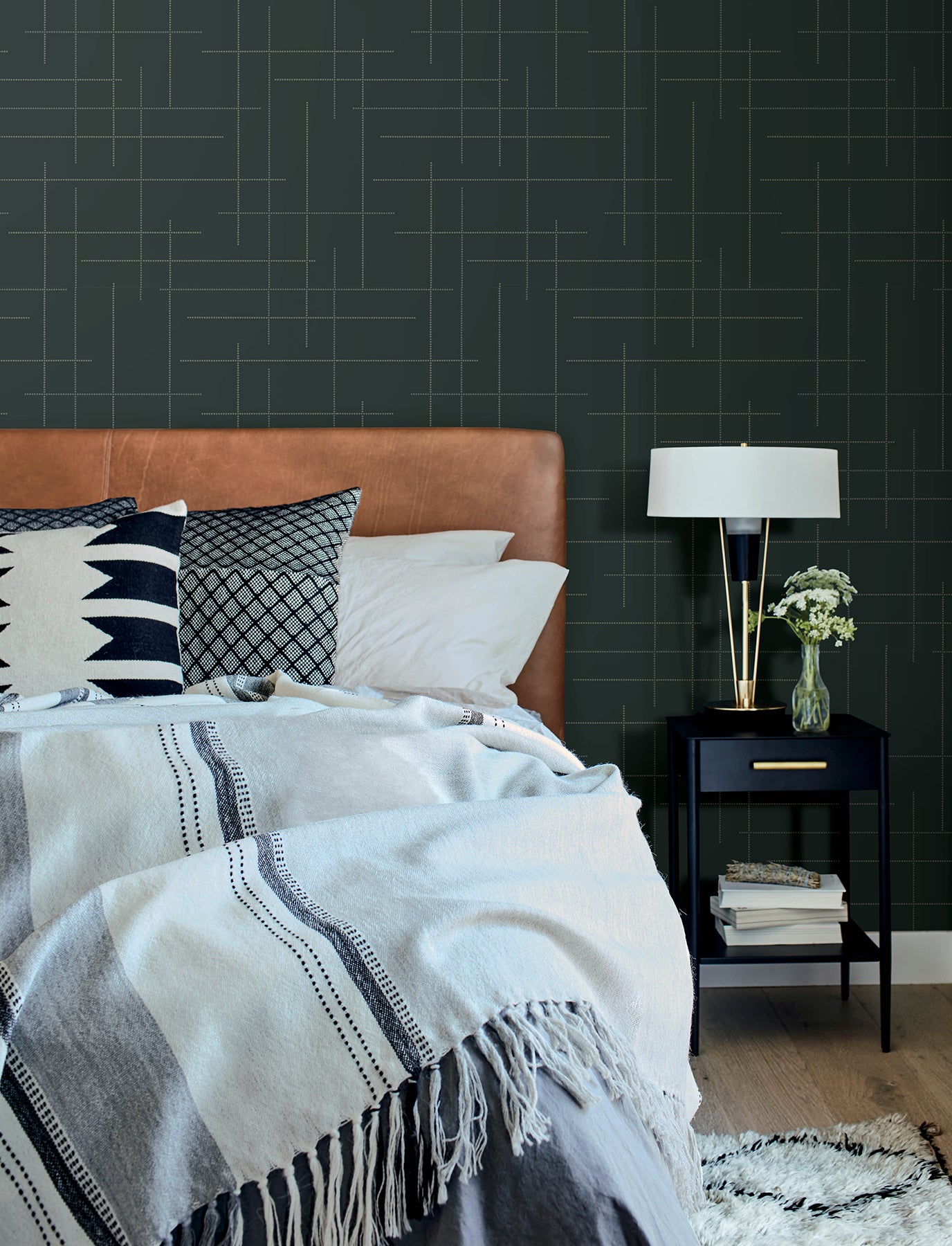 Wylie Wallpaper in teal color - pattern number 4198-83478 - by A Street Prints in the Moderne Deco Timeless Glamour collection