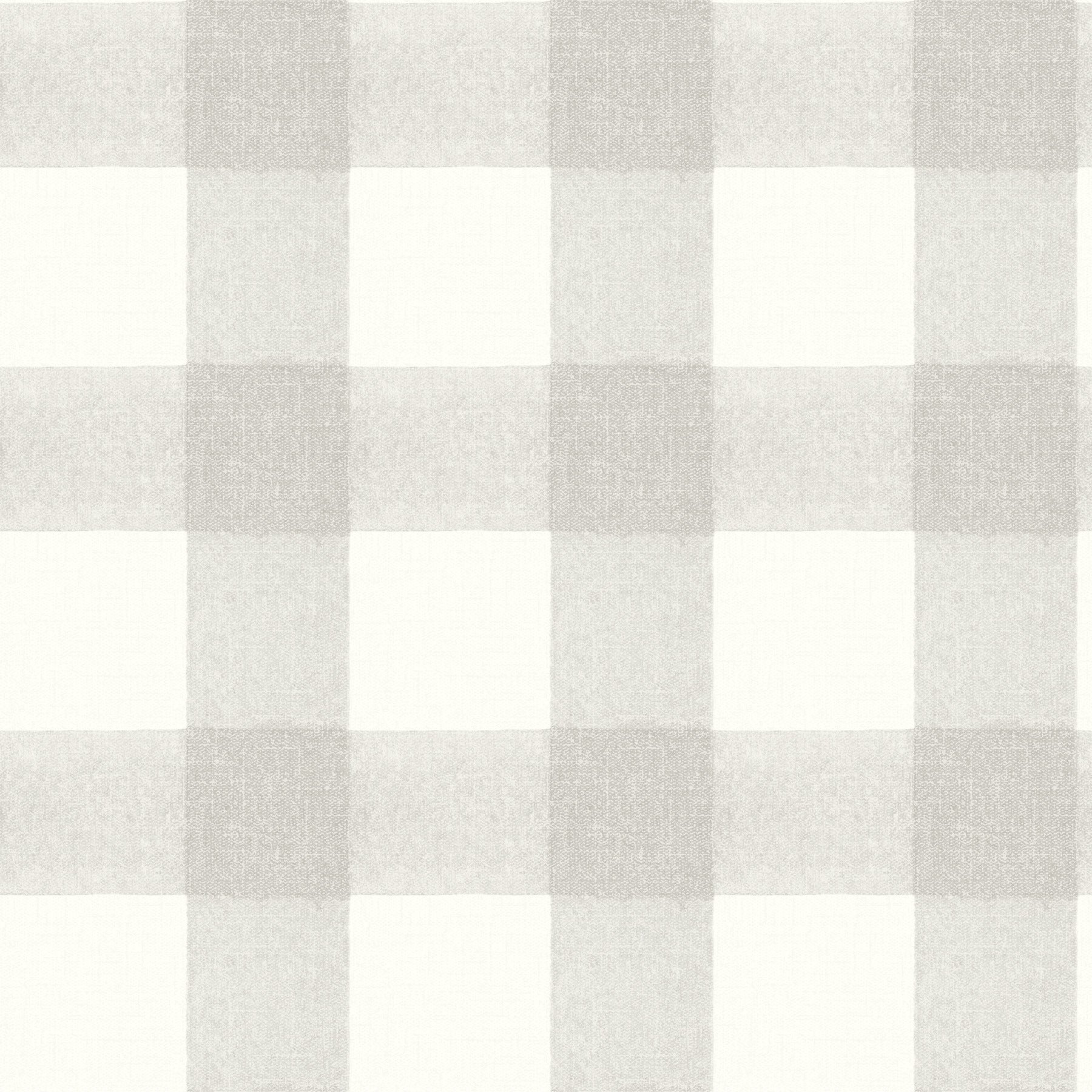 Thorpe Plaid Wallpaper in Light Grey color - pattern number 4199-83422 - by Chesapeake in the Modern Farmhouse collection