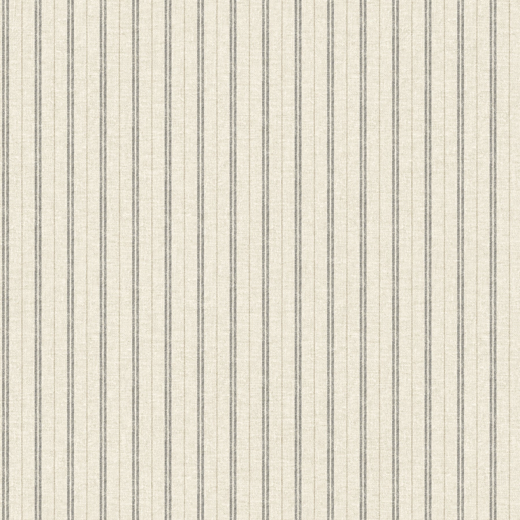 Harville Double Stripe Wallpaper in Black color - pattern number 4199-83429 - by Chesapeake in the Modern Farmhouse collection