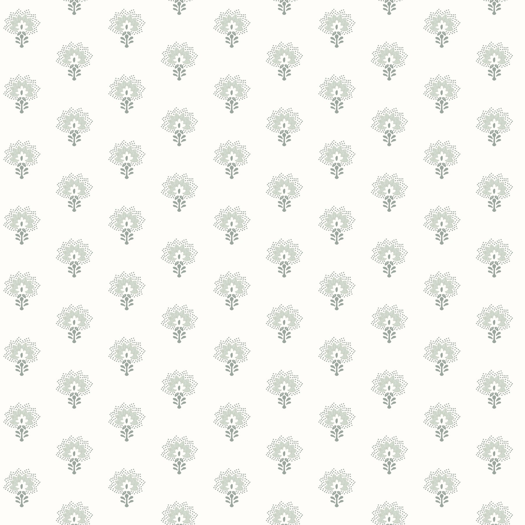 Hilda Floral Medallion Wallpaper in Aqua color - pattern number 4199-83752 - by Chesapeake in the Modern Farmhouse collection