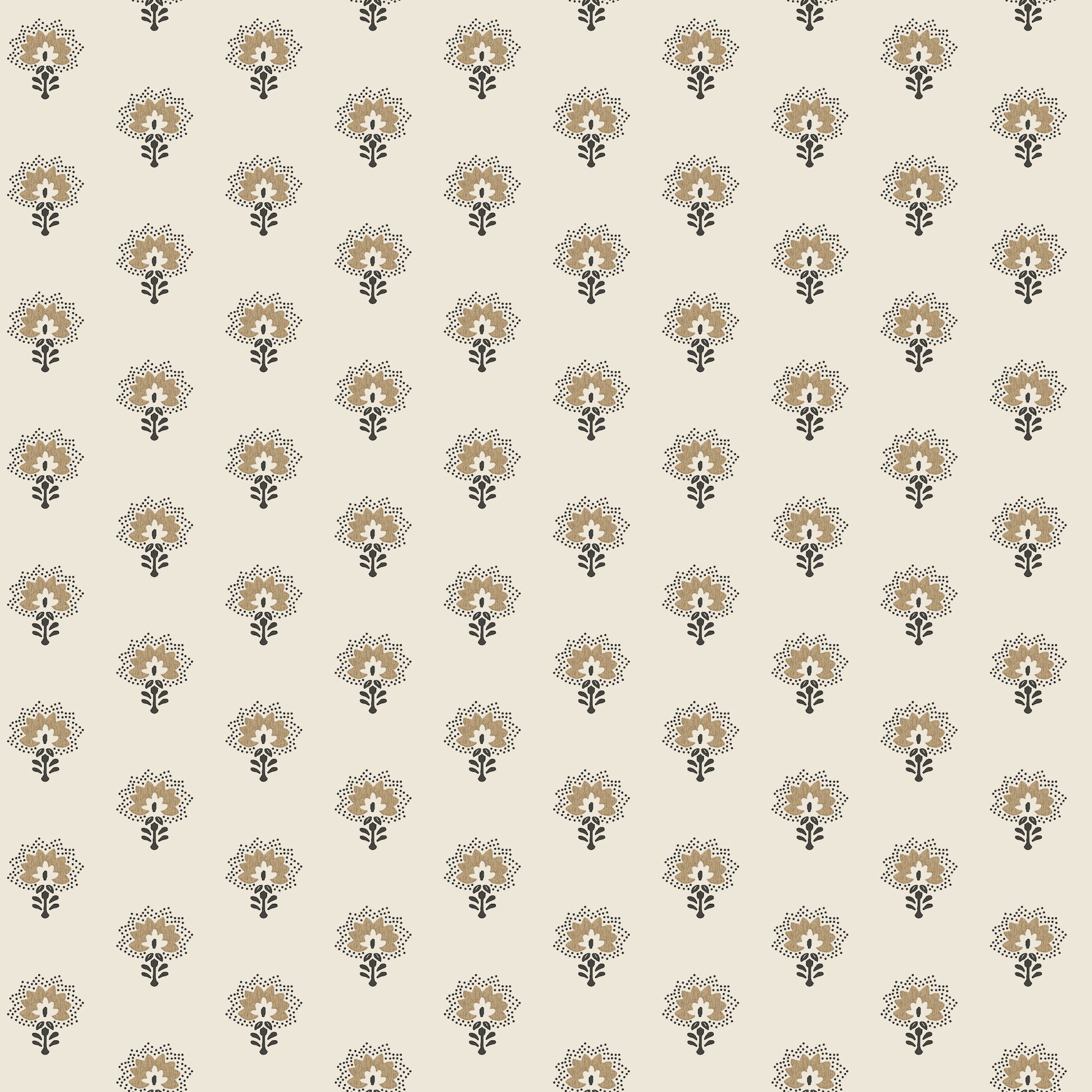Hilda Floral Medallion Wallpaper in Butter color - pattern number 4199-83754 - by Chesapeake in the Modern Farmhouse collection