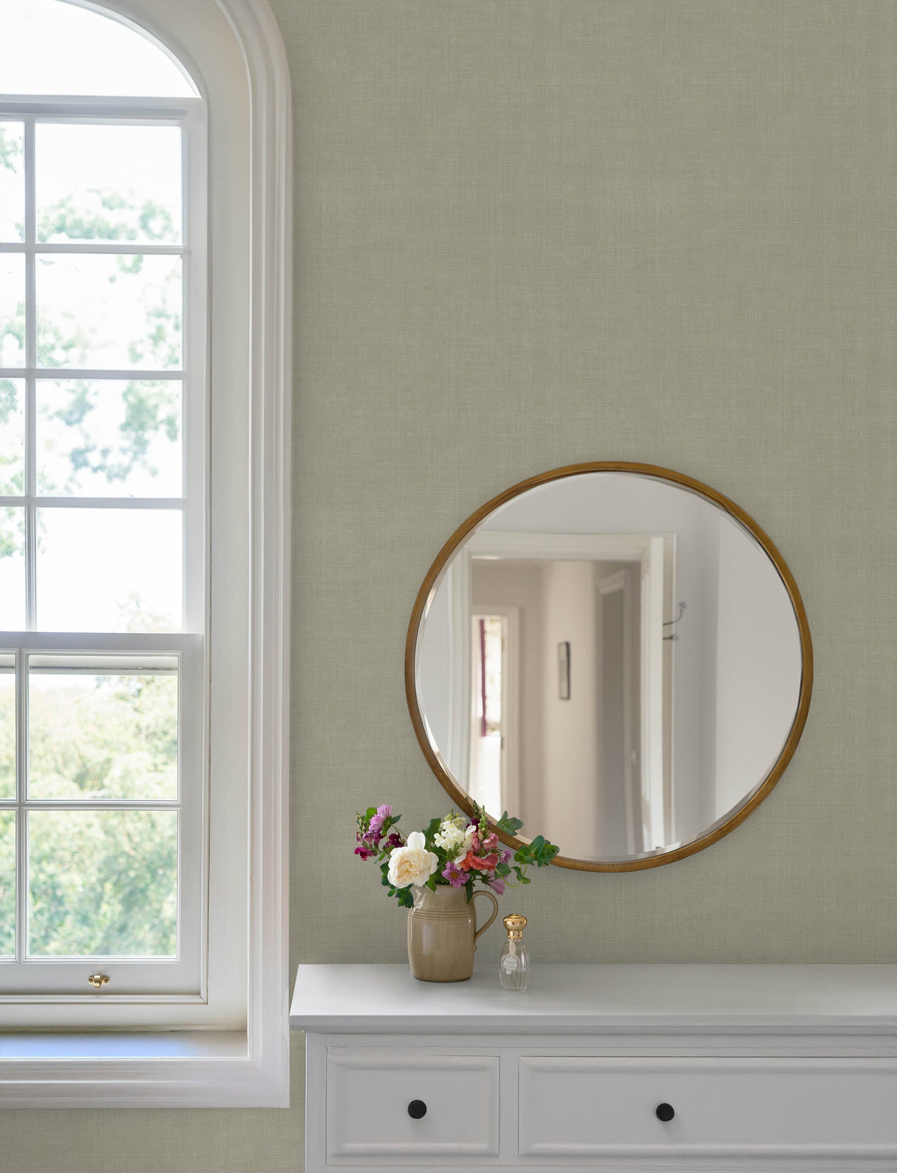 Midolin wallpaper in khaki color - pattern number 4201-16018 - by A Street Prints in the Savanna collection
