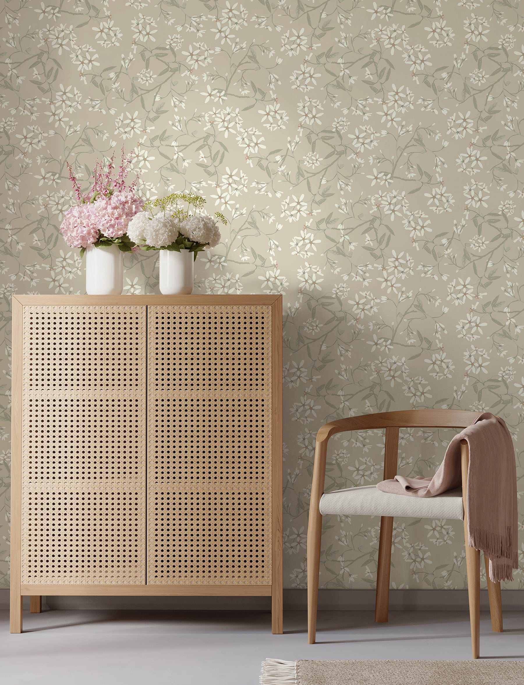 Paradis wallpaper in beige color - pattern number 4201-20112 - by A Street Prints in the Savanna collection