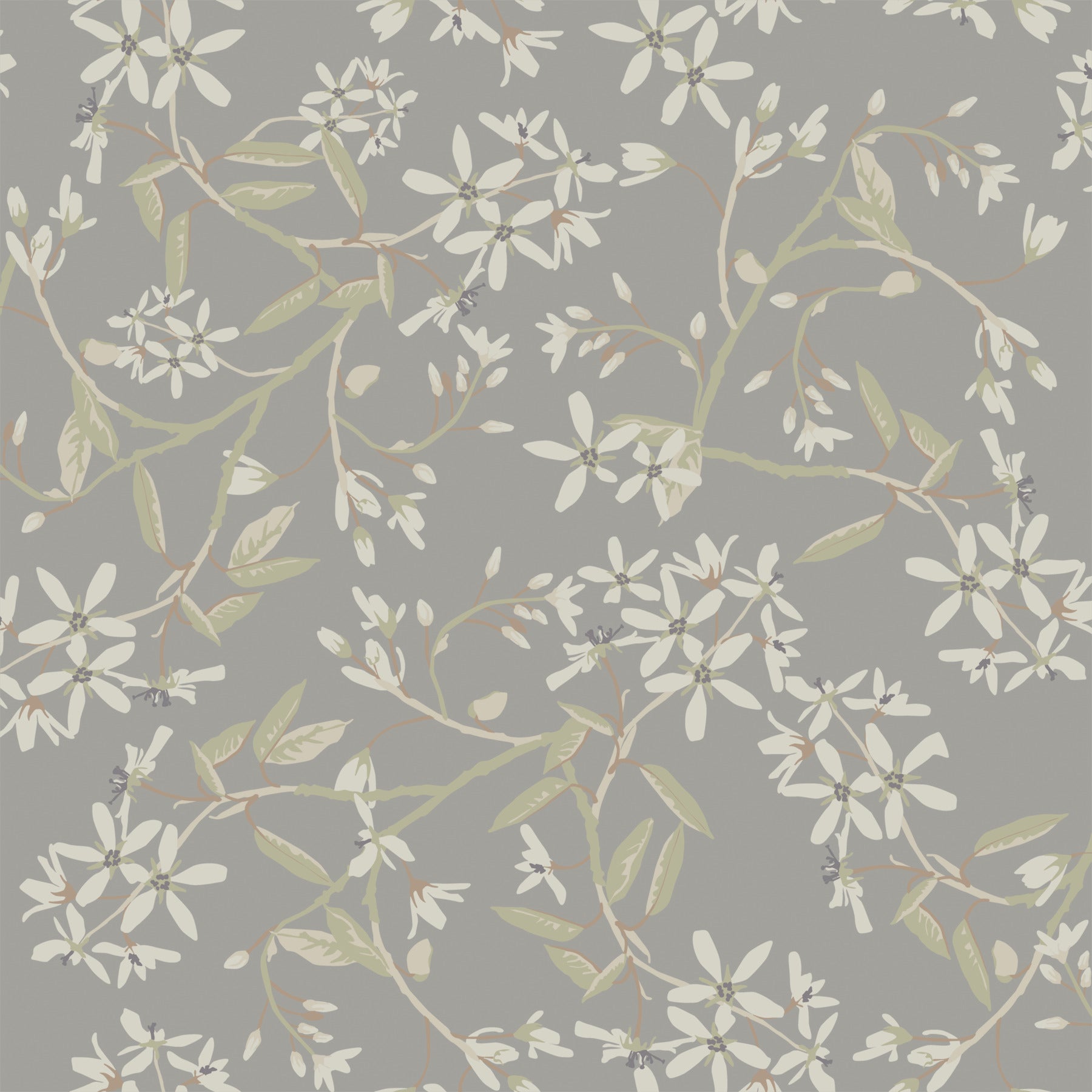 Paradis wallpaper in slate color - pattern number 4201-20114 - by A Street Prints in the Savanna collection