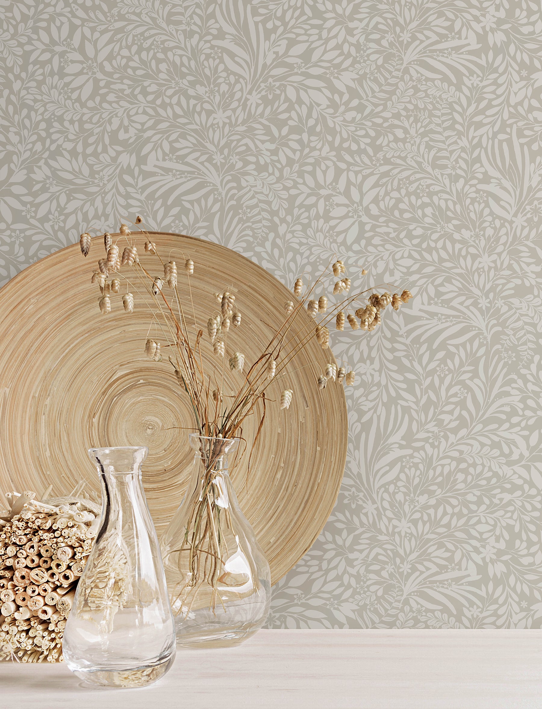 Kristina wallpaper in taupe color - pattern number 4201-20127 - by A Street Prints in the Savanna collection