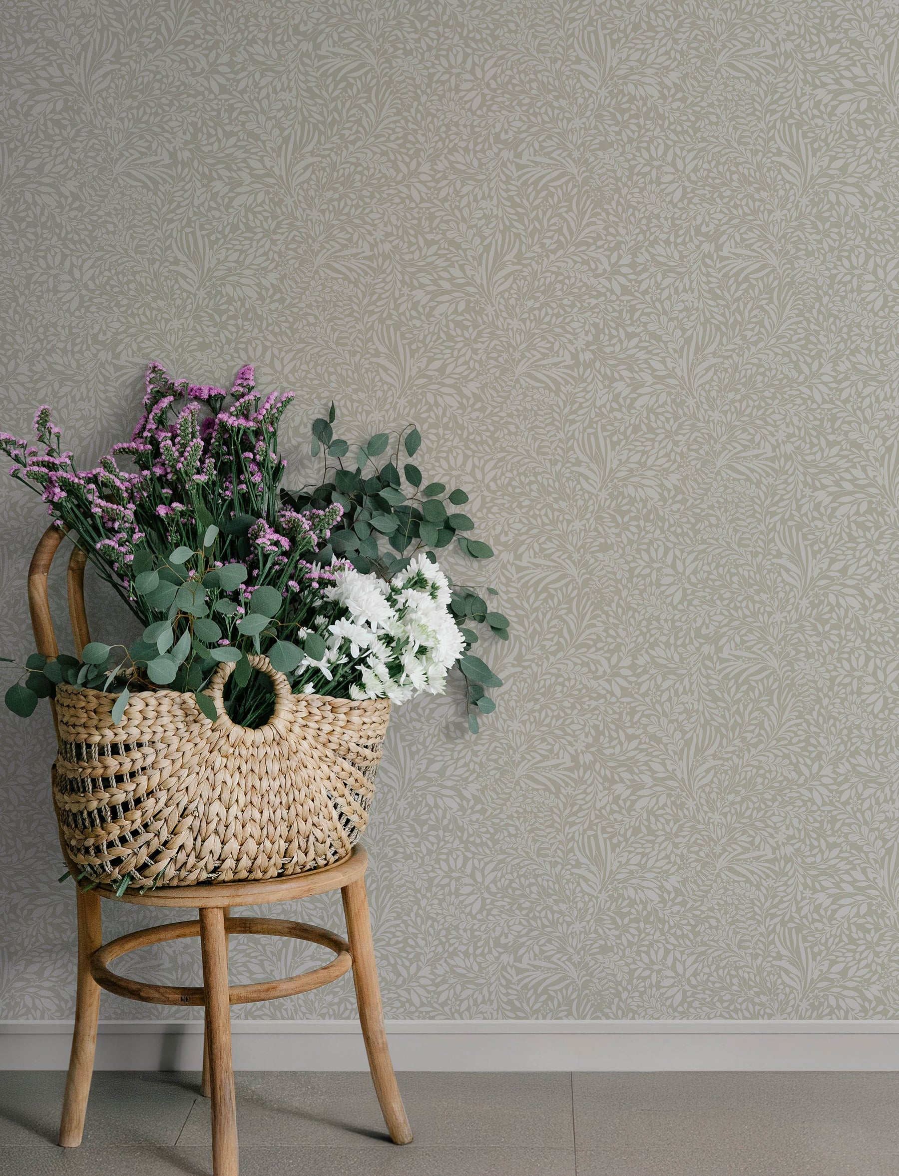 Kristina wallpaper in taupe color - pattern number 4201-20127 - by A Street Prints in the Savanna collection