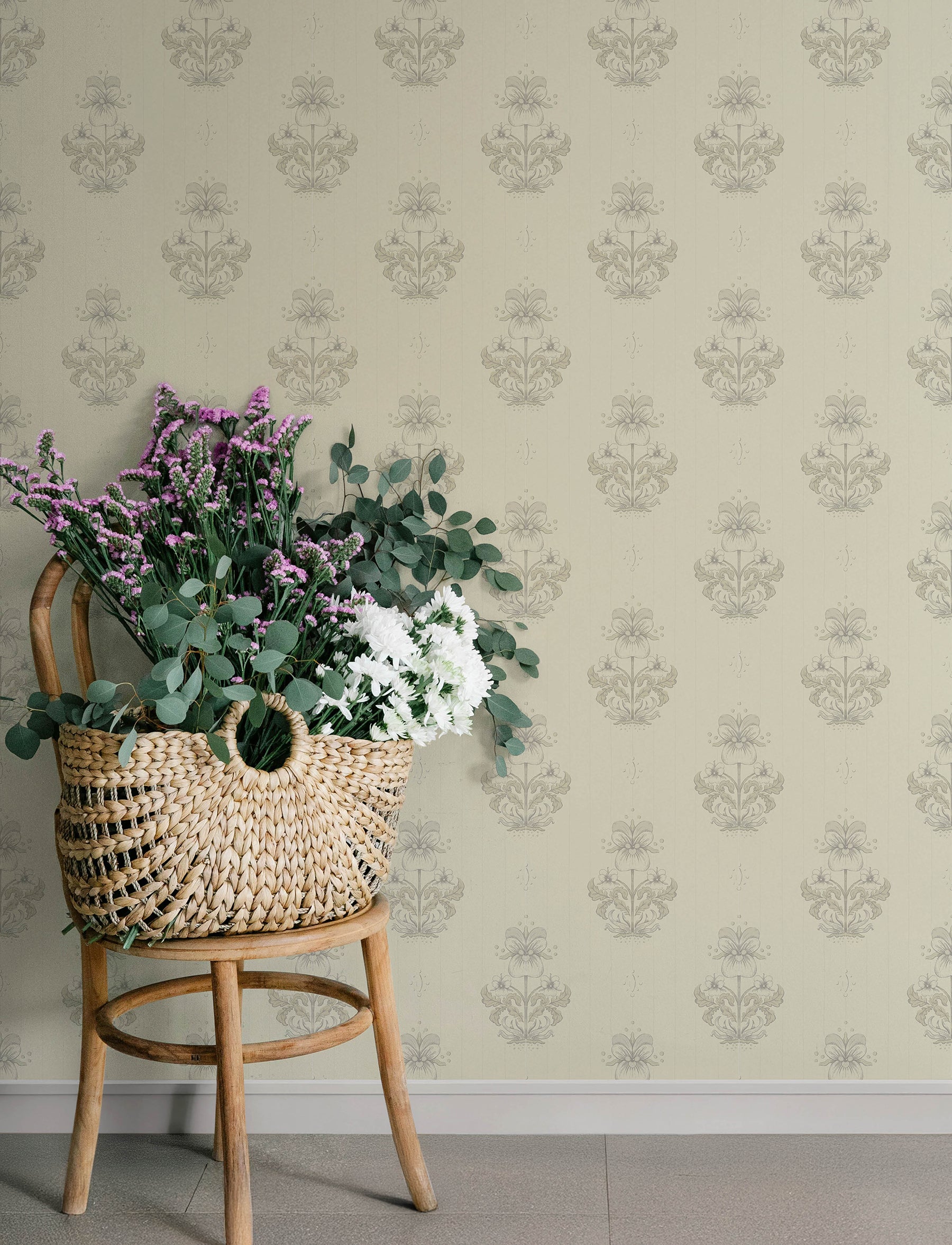 Gullvie wallpaper in cream color - pattern number 4201-48006 - by A Street Prints in the Savanna collection