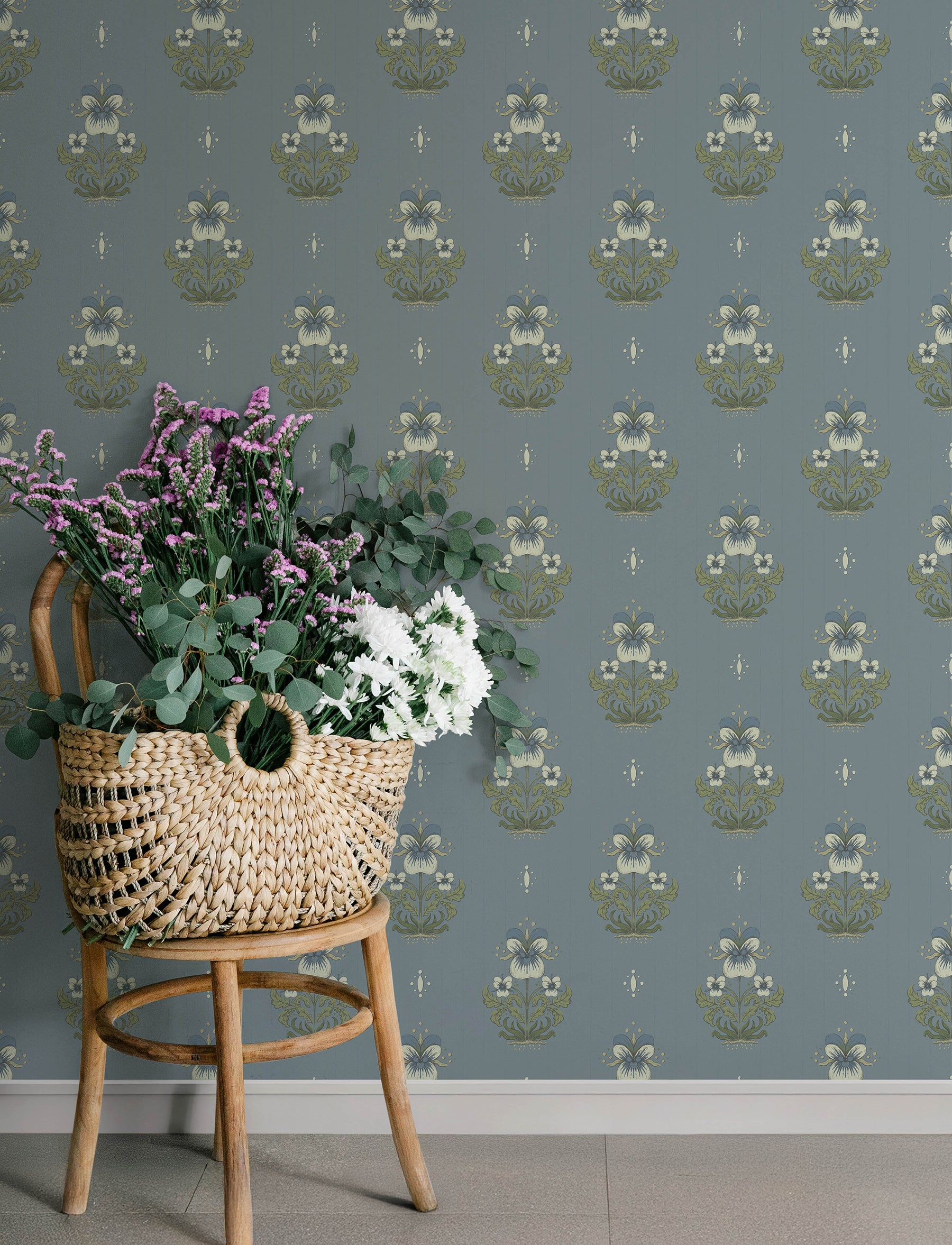 Gullvie wallpaper in light blue color - pattern number 4201-48008 - by A Street Prints in the Savanna collection
