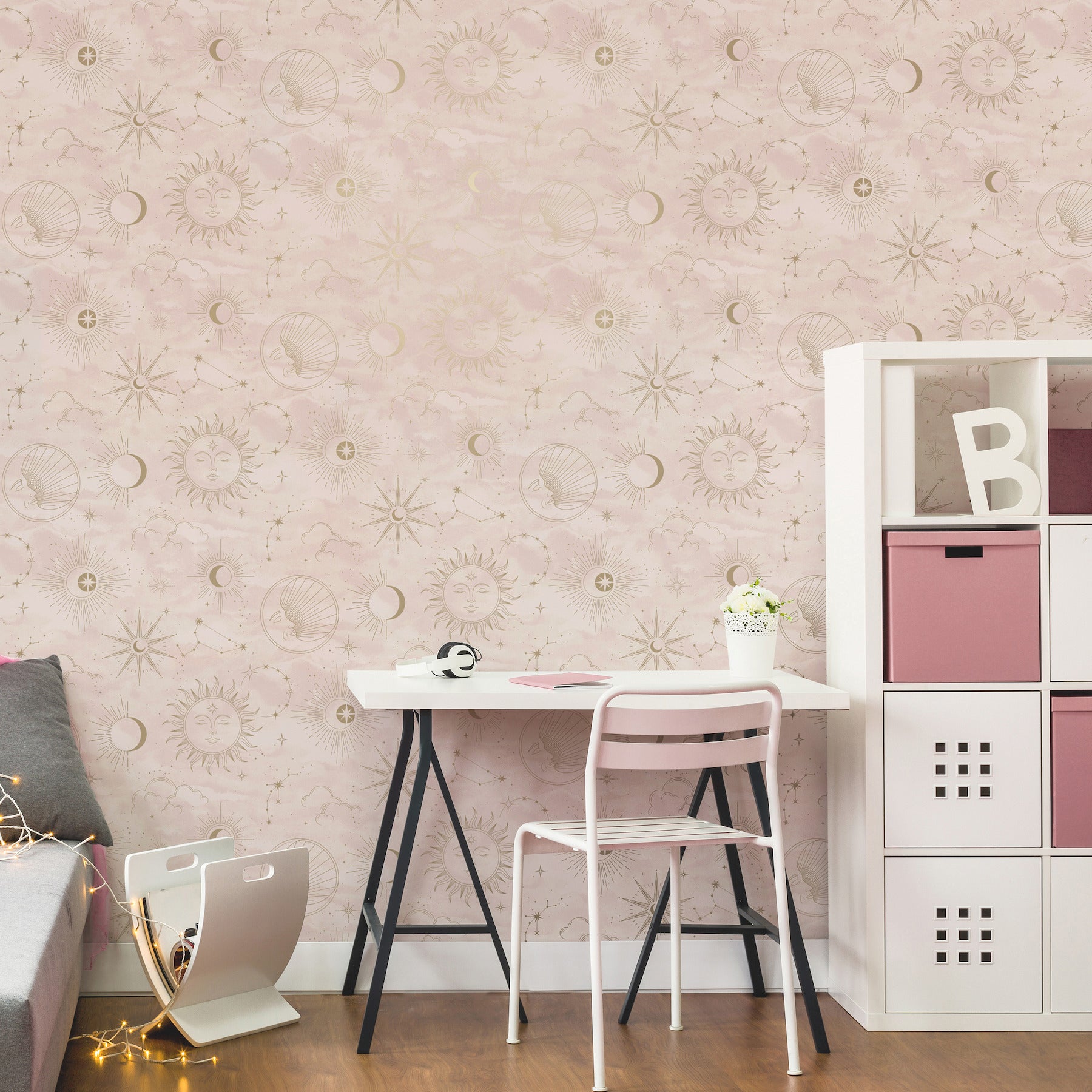 Mystic wallpaper in pink color - pattern number 4203-27588 - by Advantage in the A World of Imagination collection