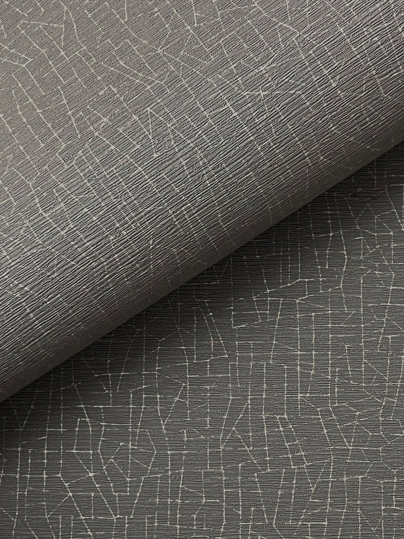 Cary wallpaper in stone color - pattern number 4207-5413 - by Warner in the Textures and Wovens Resource collection