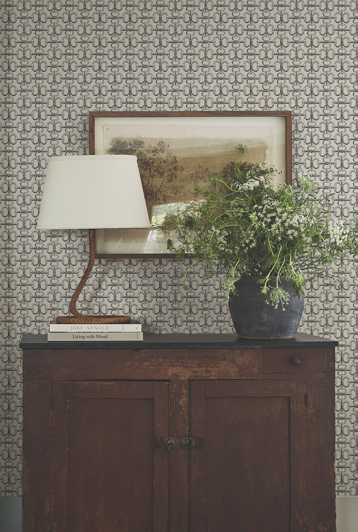 Polo Wallpaper in taupe color - pattern number 4211-83509 - by Ronald Redding in the Private Reserve collection