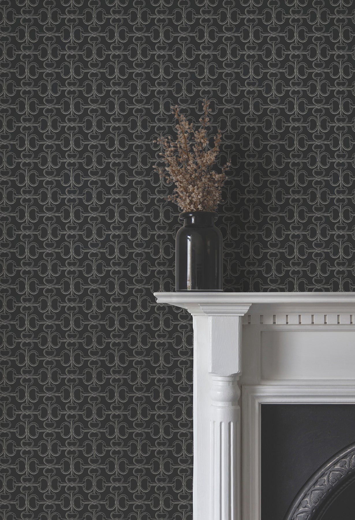 Polo Wallpaper in black color - pattern number 4211-83510 - by Ronald Redding in the Private Reserve collection